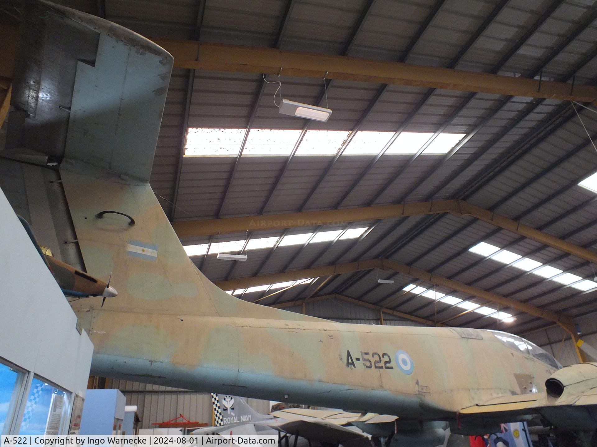 A-522, FMA IA-58A Pucará C/N 022, FMA IA-58A Pucará at the NELSAM, Sunderland