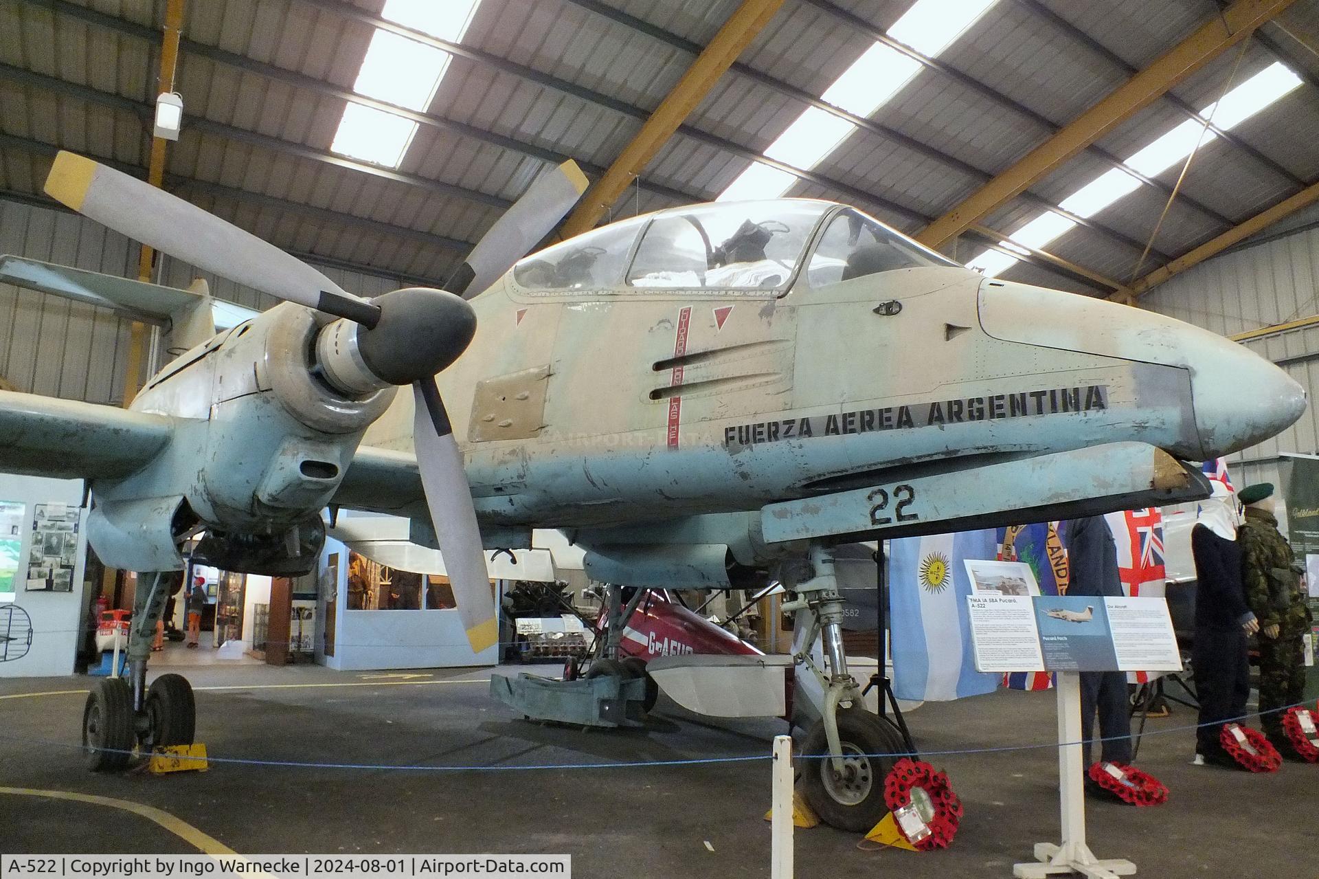 A-522, FMA IA-58A Pucará C/N 022, FMA IA-58A Pucará at the NELSAM, Sunderland