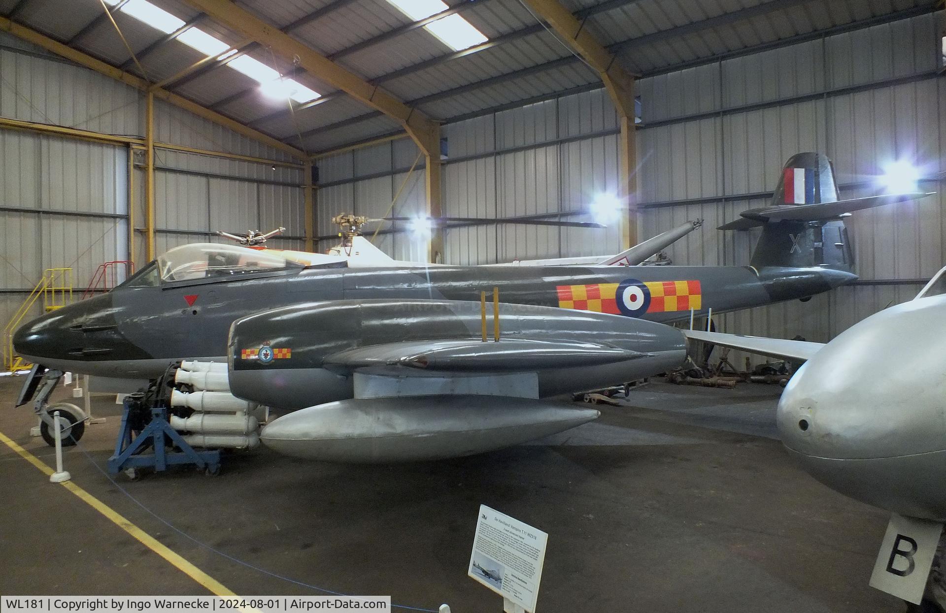 WL181, Gloster Meteor F.8 C/N Not found WL181, Gloster Meteor F8 at the NELSAM, Sunderland