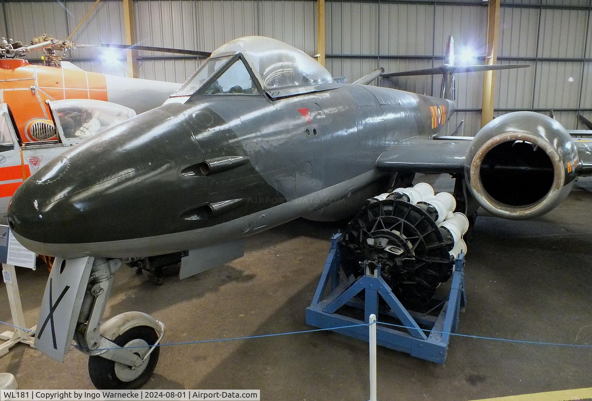 WL181, Gloster Meteor F.8 C/N Not found WL181, Gloster Meteor F8 at the NELSAM, Sunderland