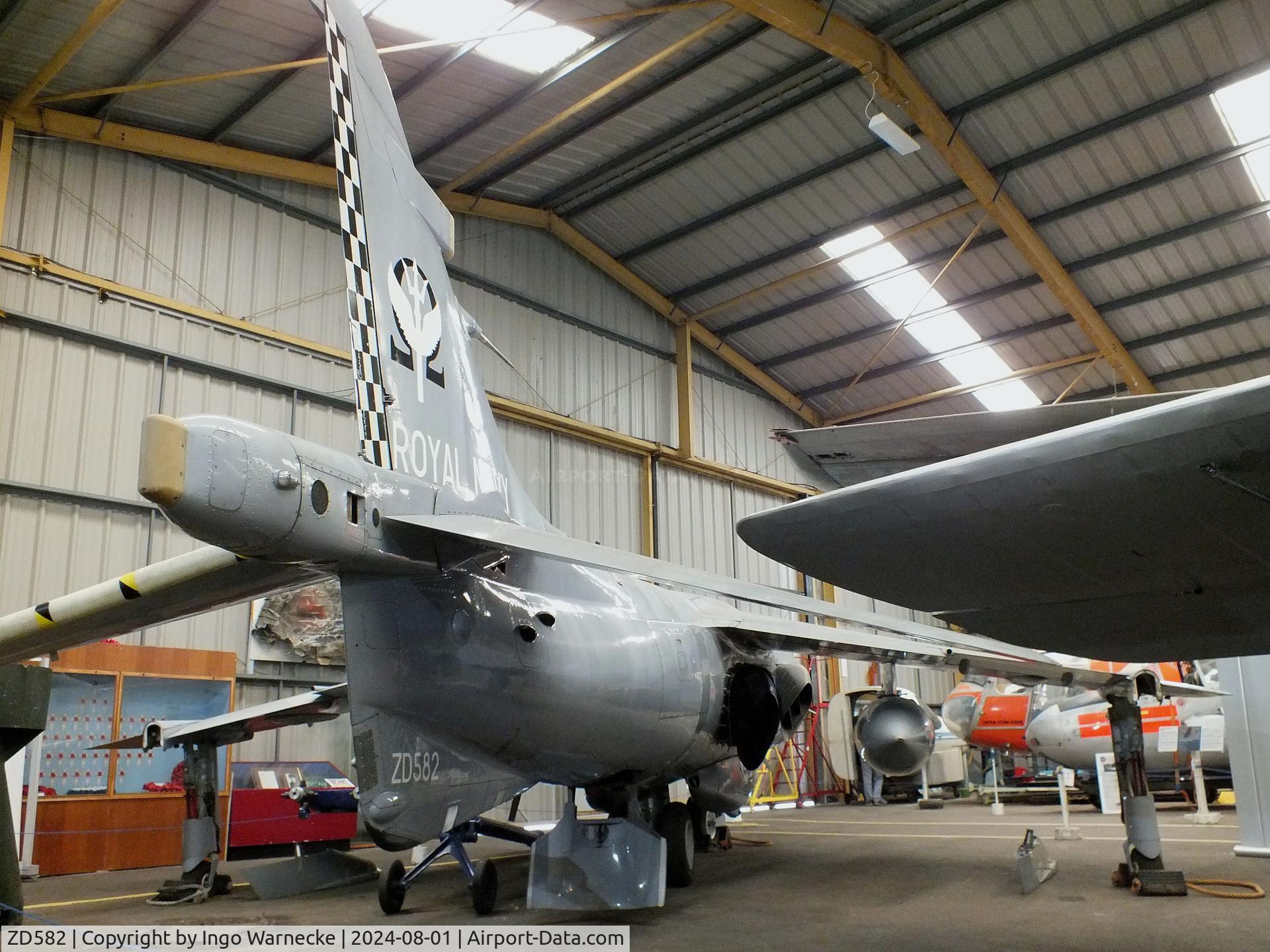 ZD582, British Aerospace Sea Harrier F/A.2 C/N 912045/B39/P5, BAe Sea Harrier F/A2 at the NELSAM, Sunderland