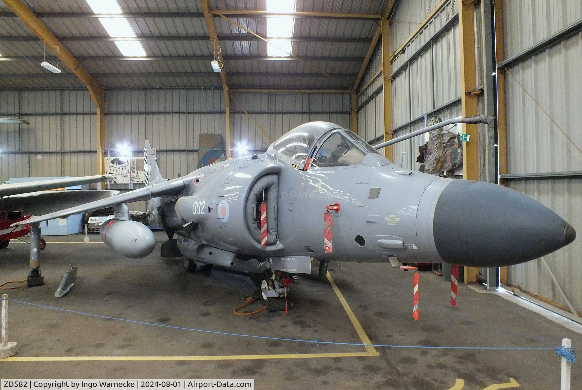 ZD582, British Aerospace Sea Harrier F/A.2 C/N 912045/B39/P5, BAe Sea Harrier F/A2 at the NELSAM, Sunderland