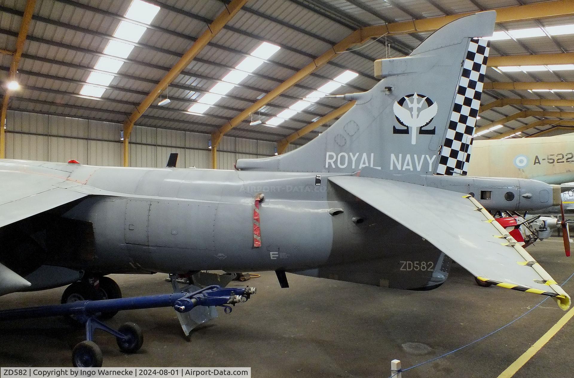 ZD582, British Aerospace Sea Harrier F/A.2 C/N 912045/B39/P5, BAe Sea Harrier F/A2 at the NELSAM, Sunderland