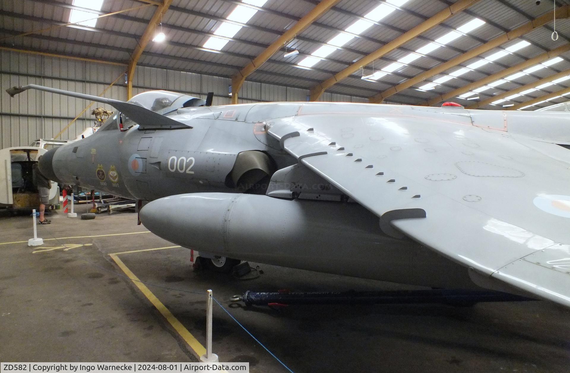 ZD582, British Aerospace Sea Harrier F/A.2 C/N 912045/B39/P5, BAe Sea Harrier F/A2 at the NELSAM, Sunderland