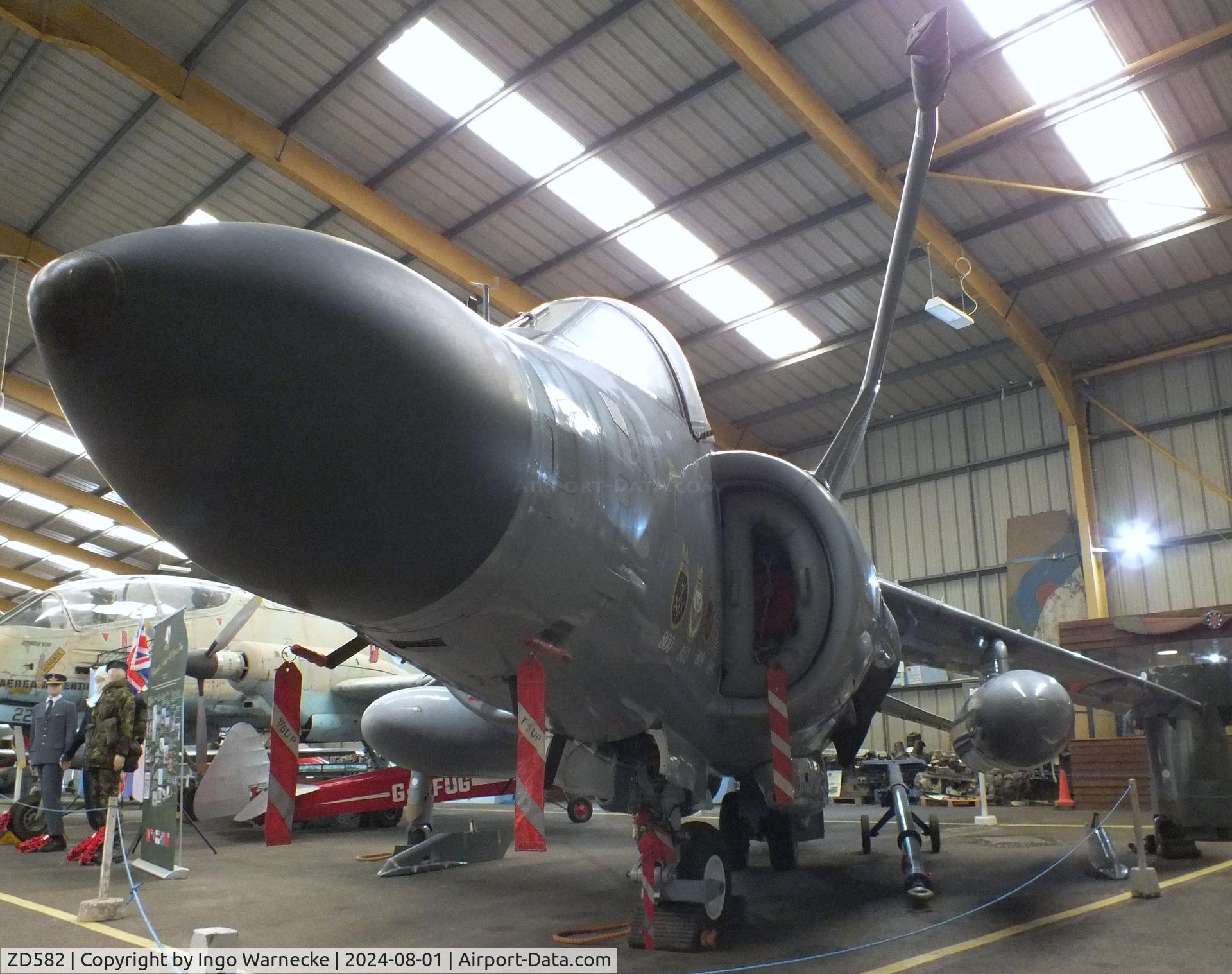 ZD582, British Aerospace Sea Harrier F/A.2 C/N 912045/B39/P5, BAe Sea Harrier F/A2 at the NELSAM, Sunderland