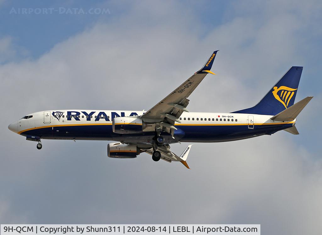 9H-QCM, 2016 Boeing 737-8AS C/N 44737, Landing rwy 24R