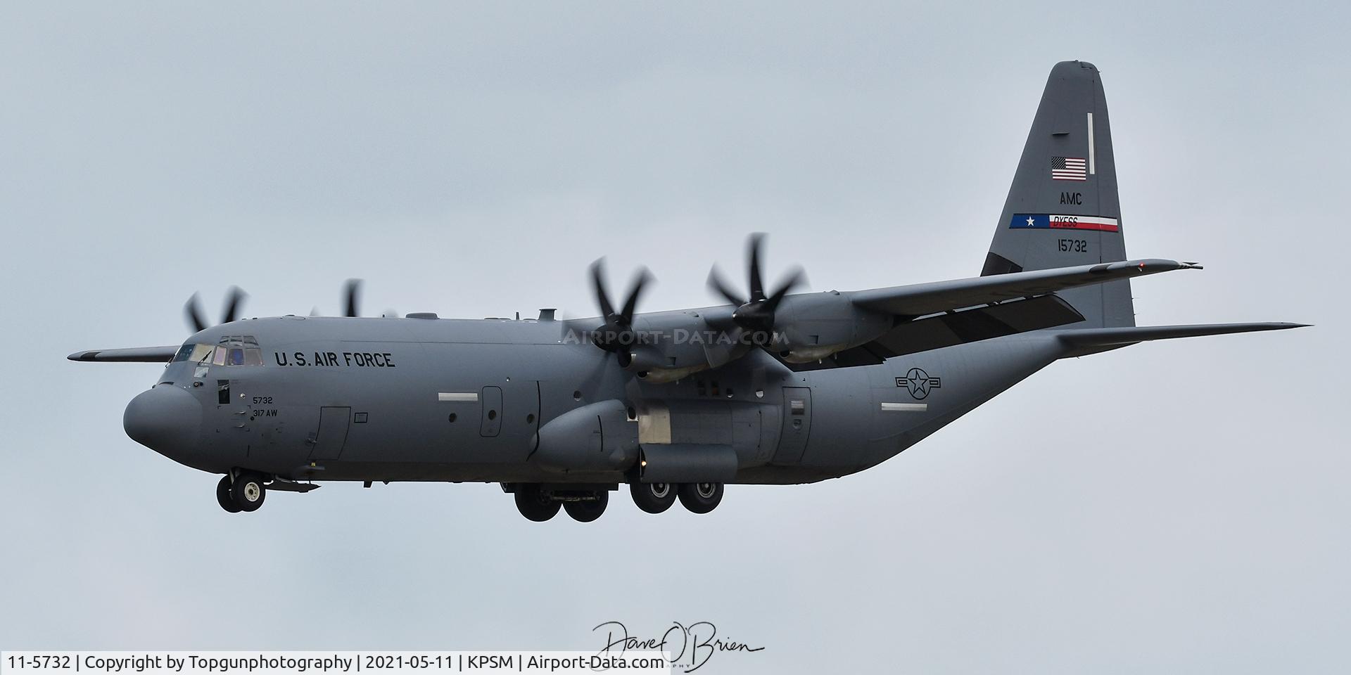 11-5732, 2013 Lockheed Martin C-130J-30 Super Hercules C/N 5732, 317th AW	Dyess AFB, TX