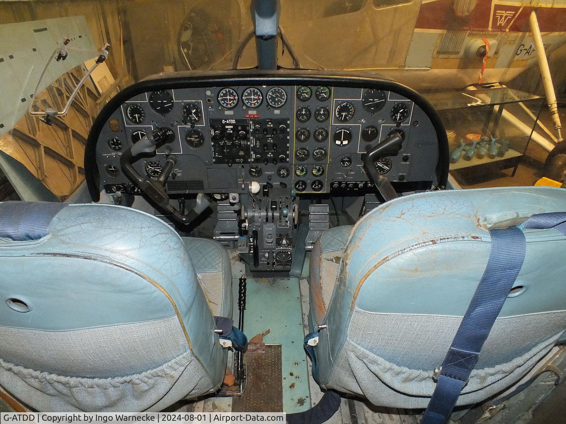 G-ATDD, 1965 Beagle B-206 Series 1 C/N B013, Beagle B.206 Srs2 (forward cockpit section only) at the NELSAM, Sunderland #c