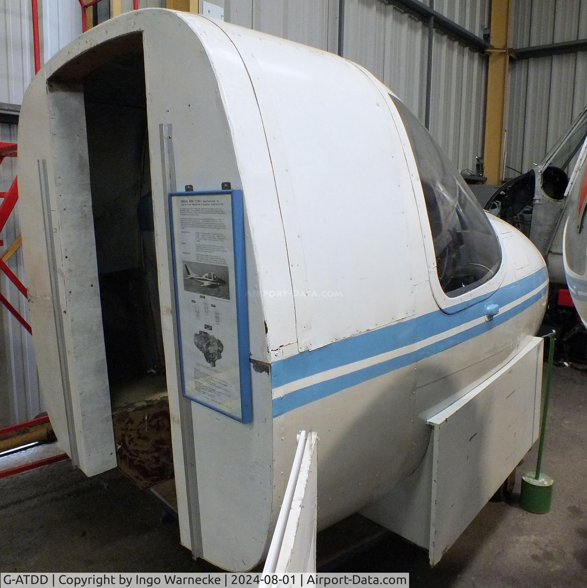 G-ATDD, 1965 Beagle B-206 Series 1 C/N B013, Beagle B206 Srs2 (forward cockpit section only) at the NELSAM, Sunderland #c