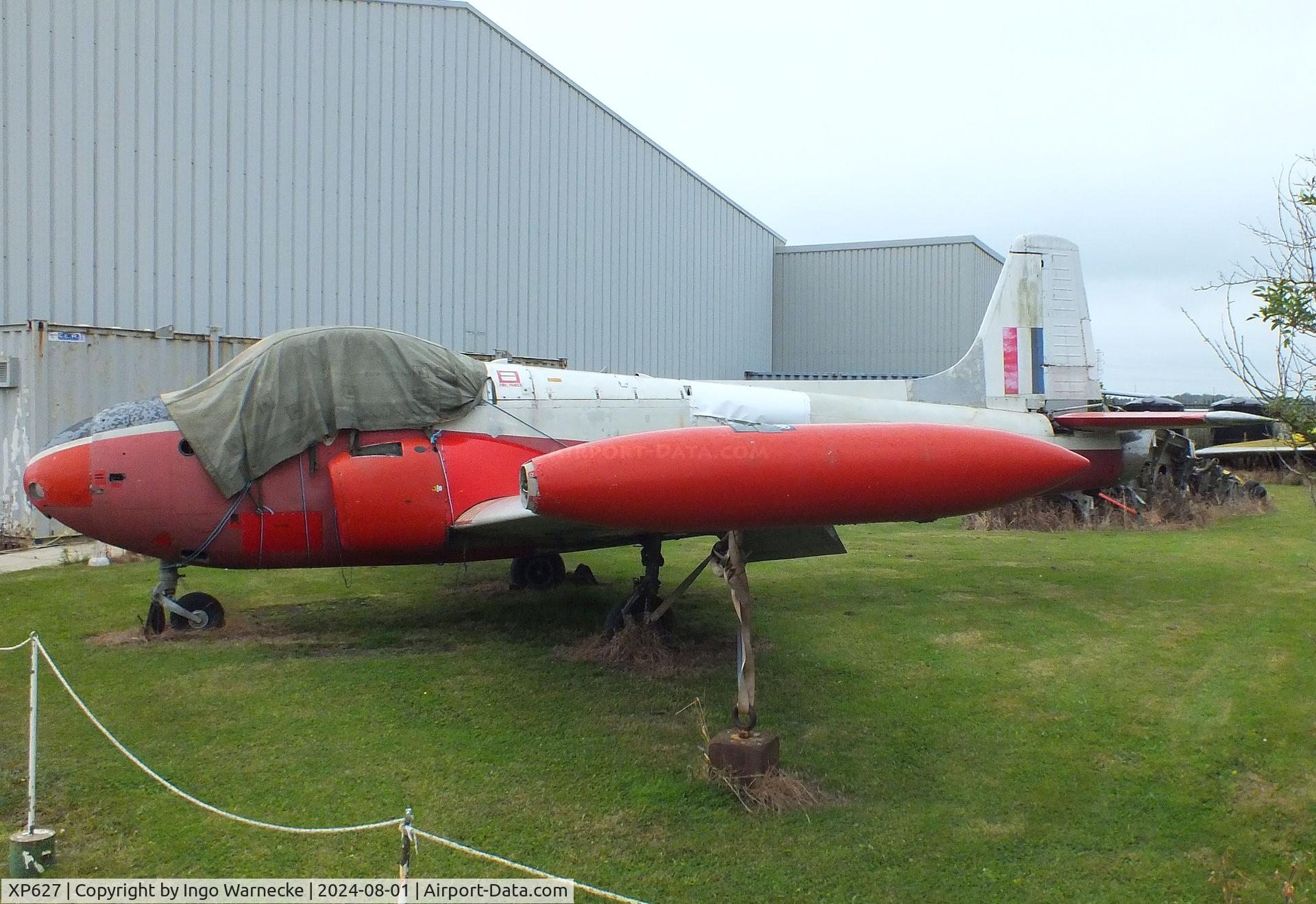 XP627, BAC 84 Jet Provost T.4 C/N PAC/W/16899, BAC P.84 Jet Provost T4 at the NELSAM, Sunderland