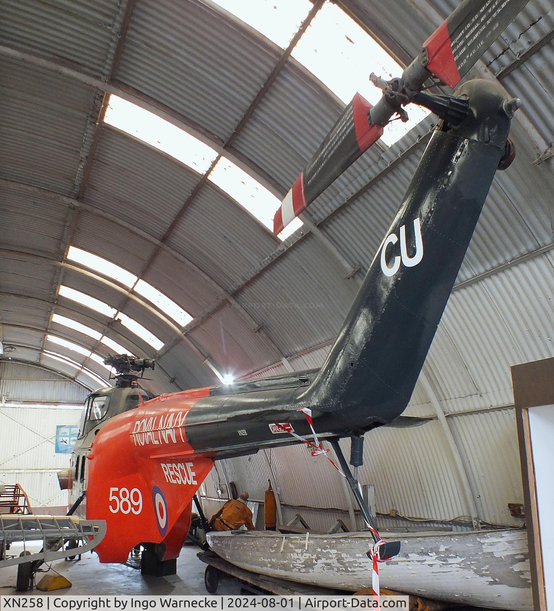 XN258, Westland Whirlwind HAR.9 C/N WA270, Westland Whirlwind HAR9 at the NELSAM, Sunderland