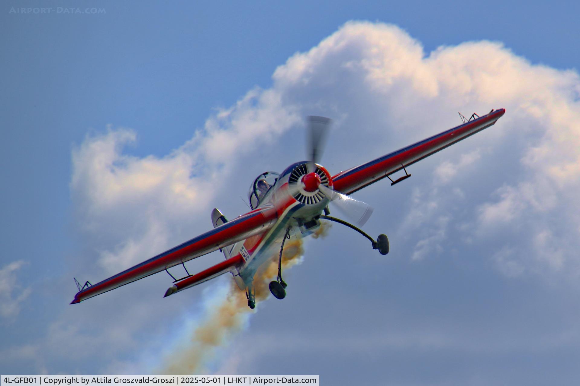 4L-GFB01, Yakovlev Yak-55 C/N 901010, LHKT - Kadarkút Airport, Hungary. Kadarkút Airshow 2025