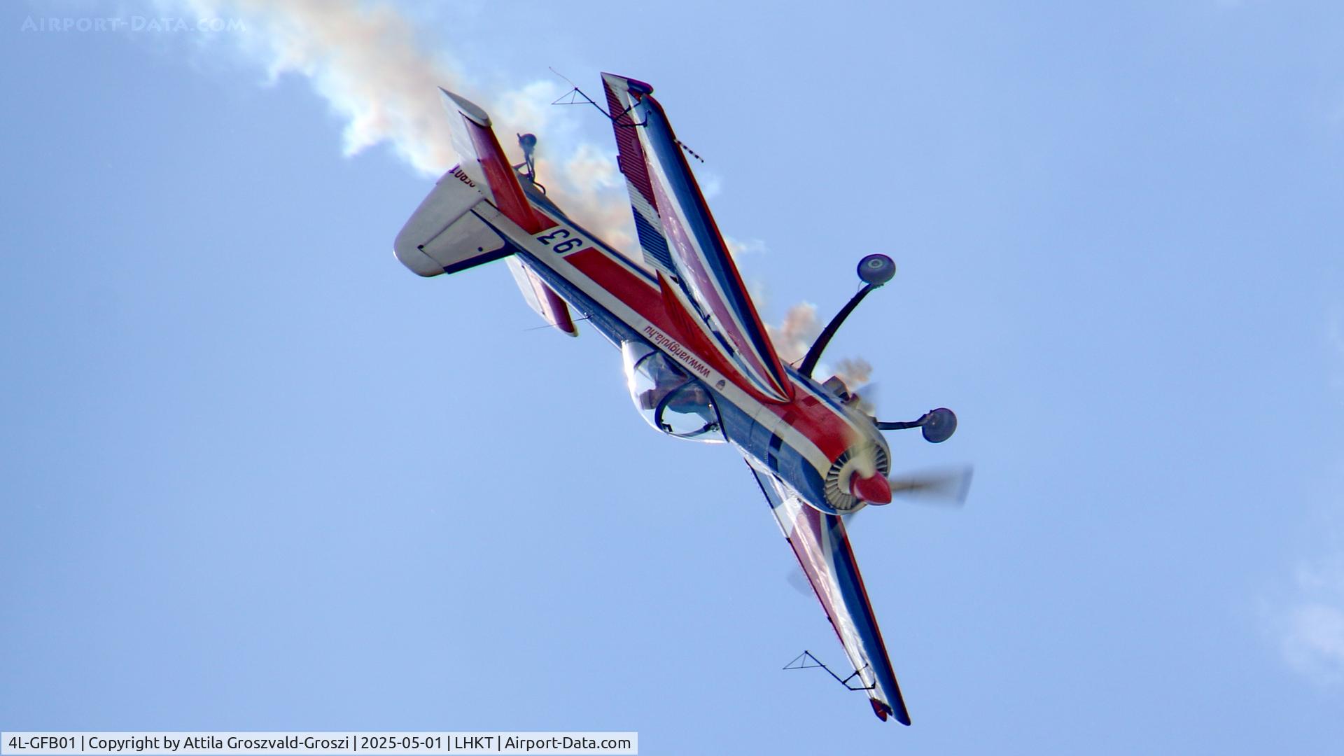 4L-GFB01, Yakovlev Yak-55 C/N 901010, LHKT - Kadarkút Airport, Hungary. Kadarkút Airshow 2025