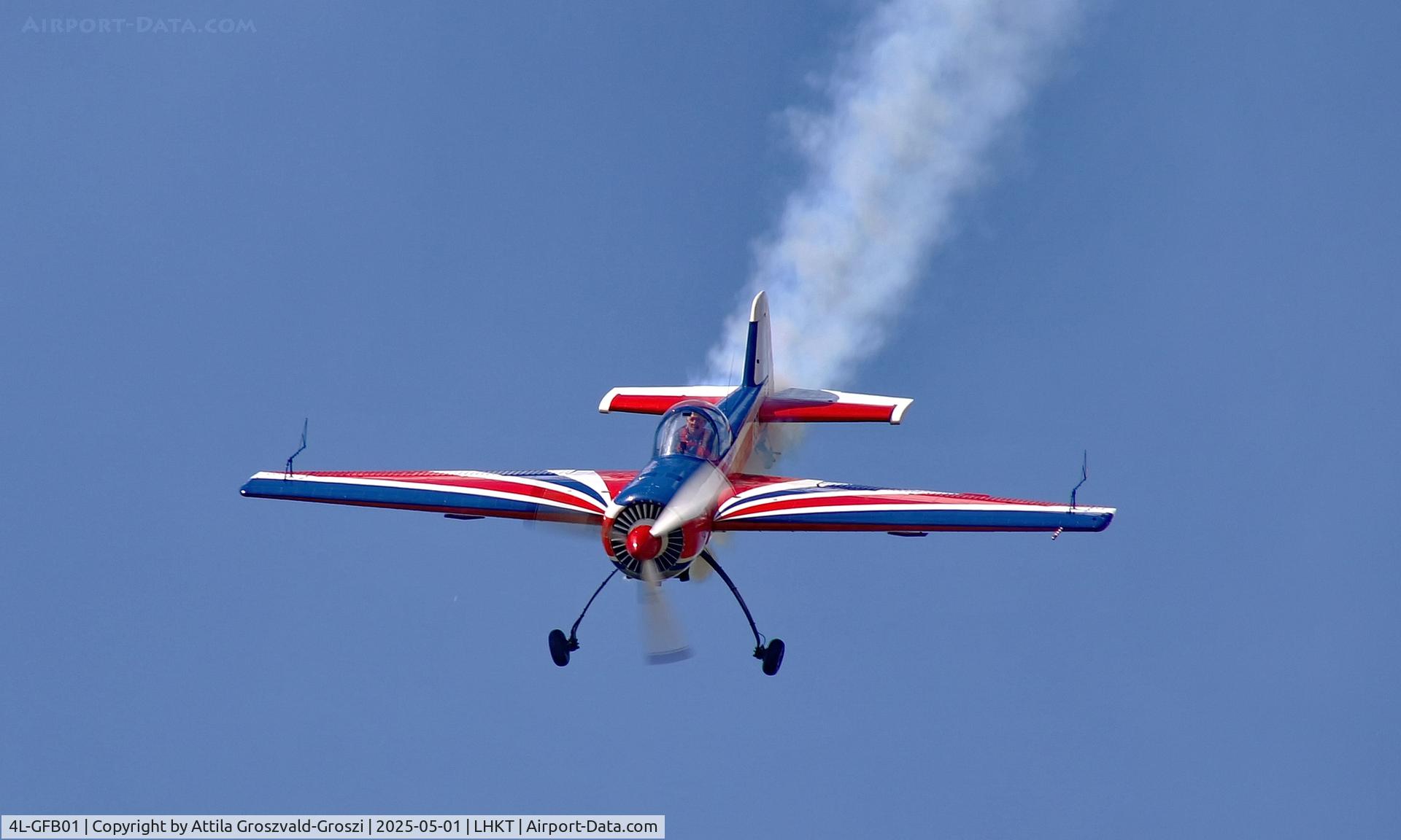 4L-GFB01, Yakovlev Yak-55 C/N 901010, LHKT - Kadarkút Airport, Hungary. Kadarkút Airshow 2025