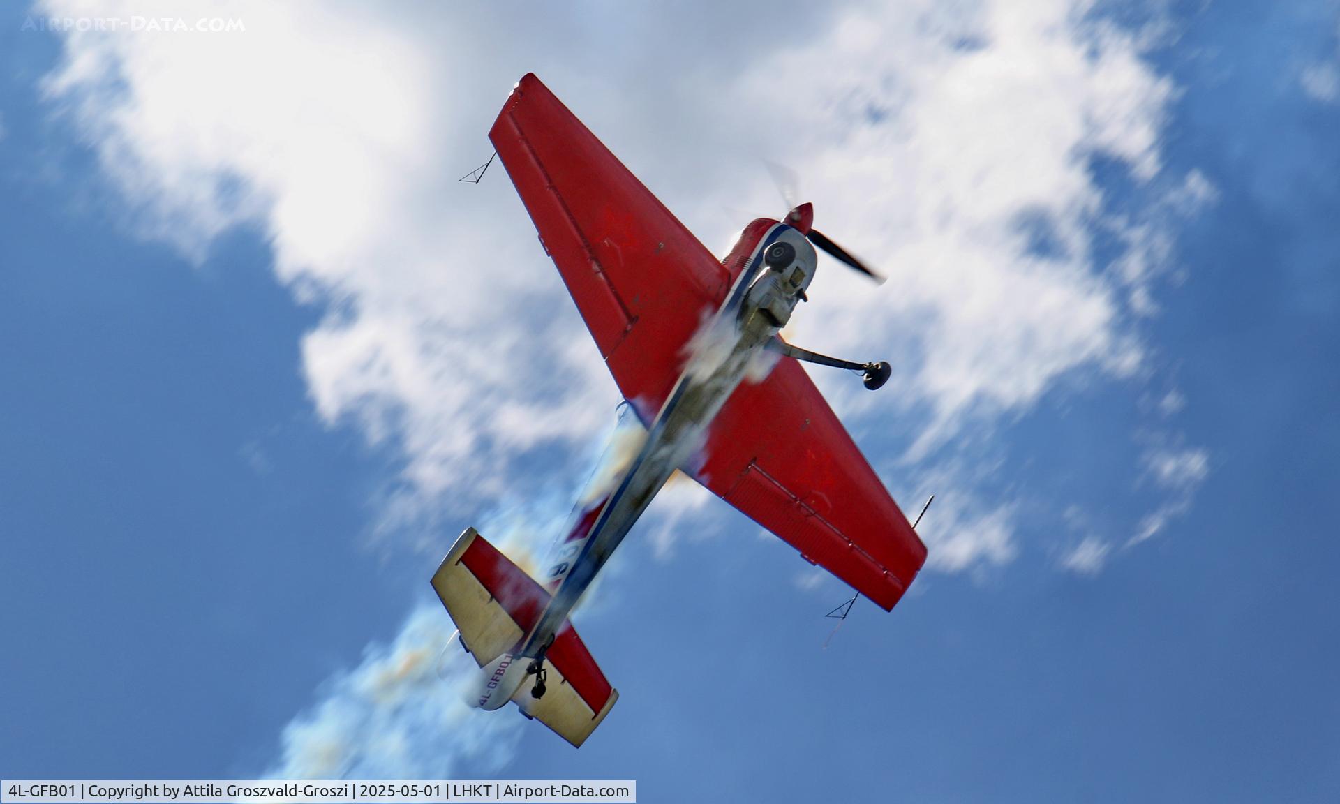 4L-GFB01, Yakovlev Yak-55 C/N 901010, LHKT - Kadarkút Airport, Hungary. Kadarkút Airshow 2025