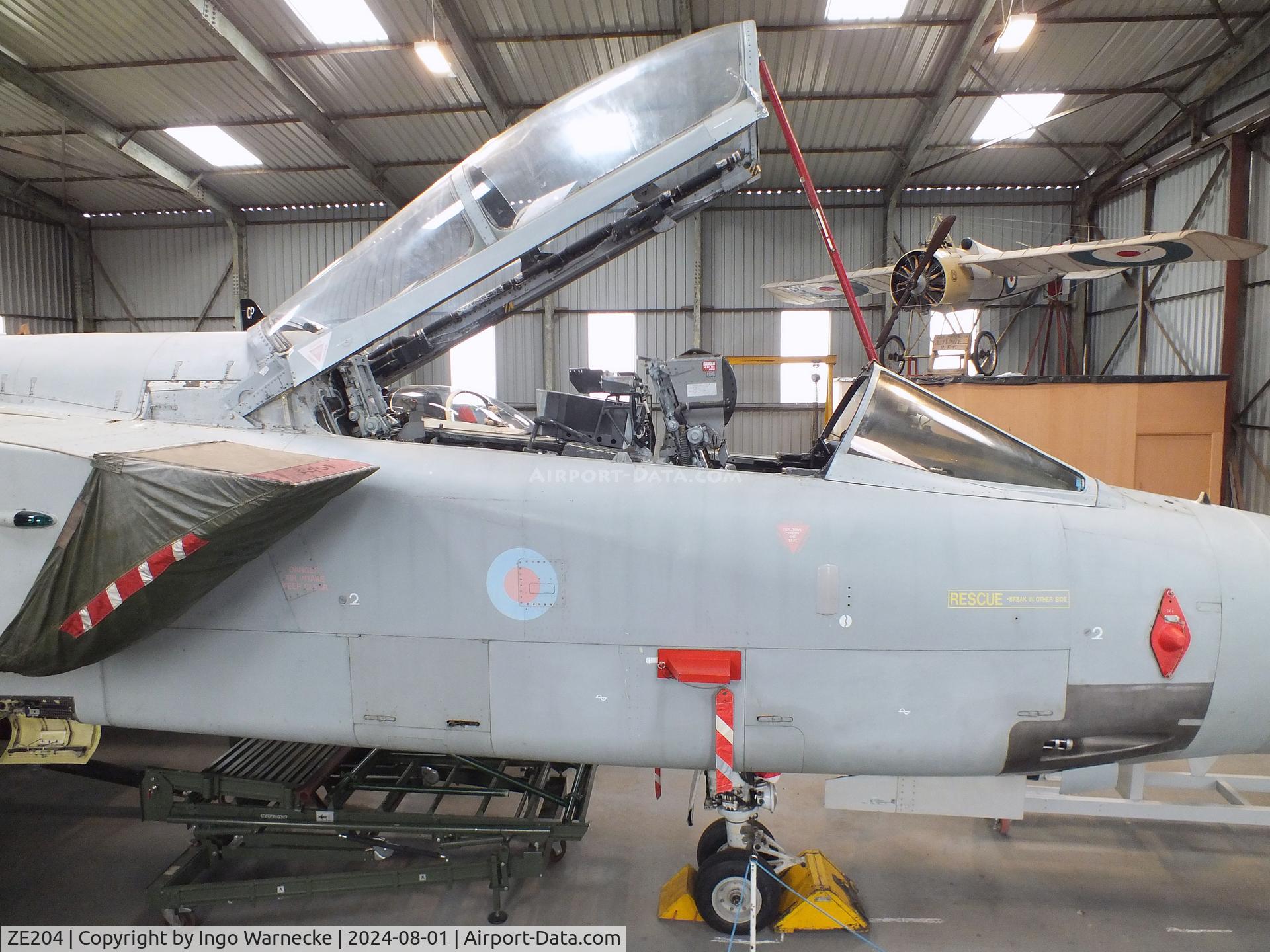 ZE204, 1986 Panavia Tornado F.3 C/N 569/AS024/3255, Panavia Tornado F3 at the NELSAM, Sunderland