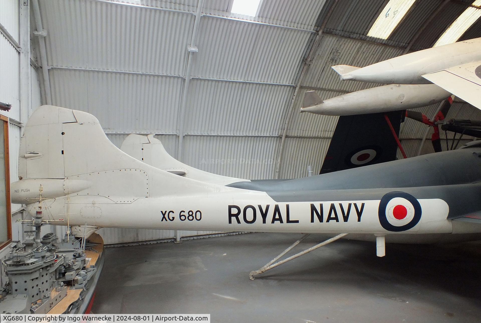 XG680, De Havilland DH-112 Sea Venom FAW.22 C/N 121043, De Havilland D.H.112 Sea Venom FAW22 at the NELSAM, Sunderland