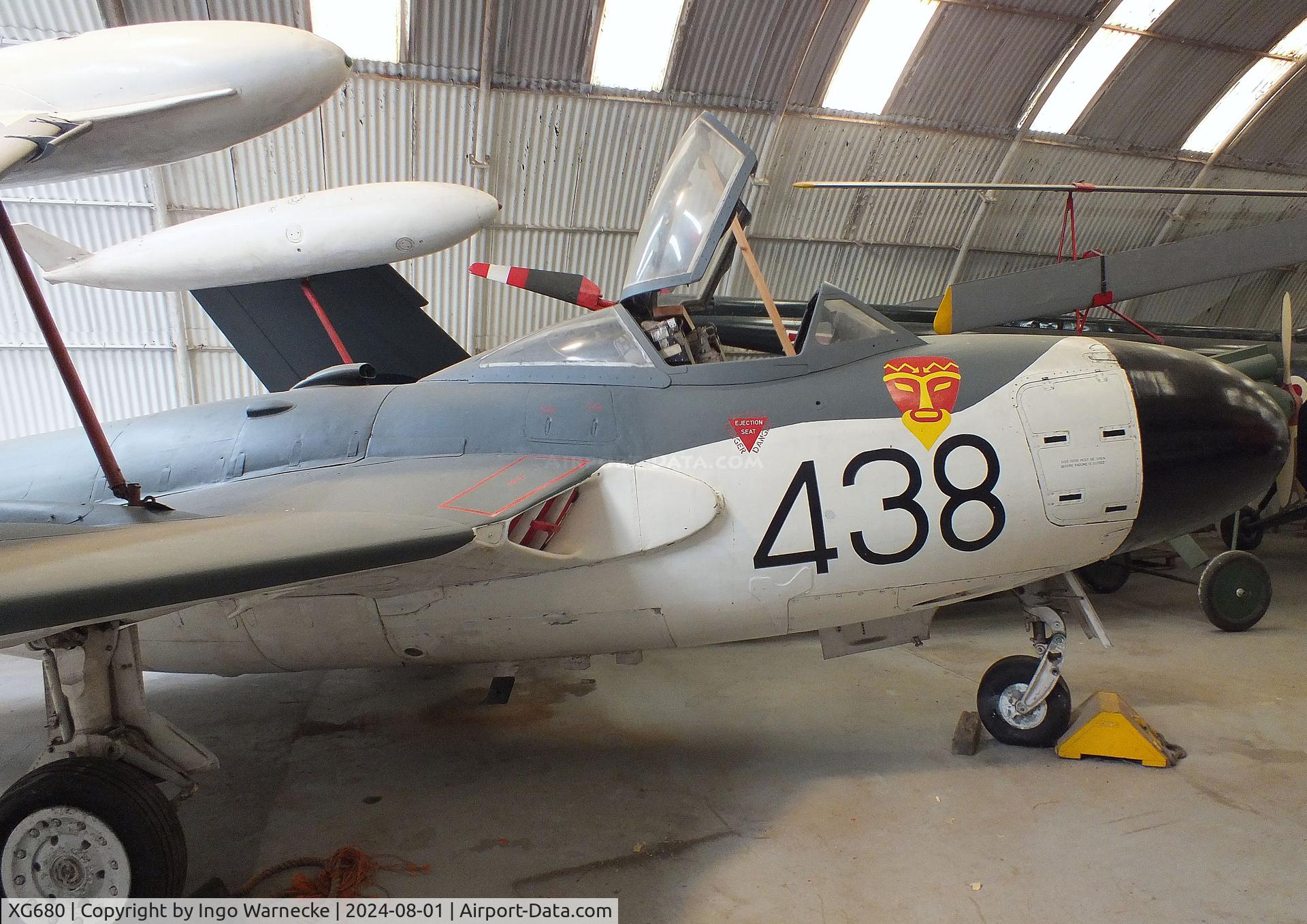 XG680, De Havilland DH-112 Sea Venom FAW.22 C/N 121043, De Havilland D.H.112 Sea Venom FAW22 at the NELSAM, Sunderland