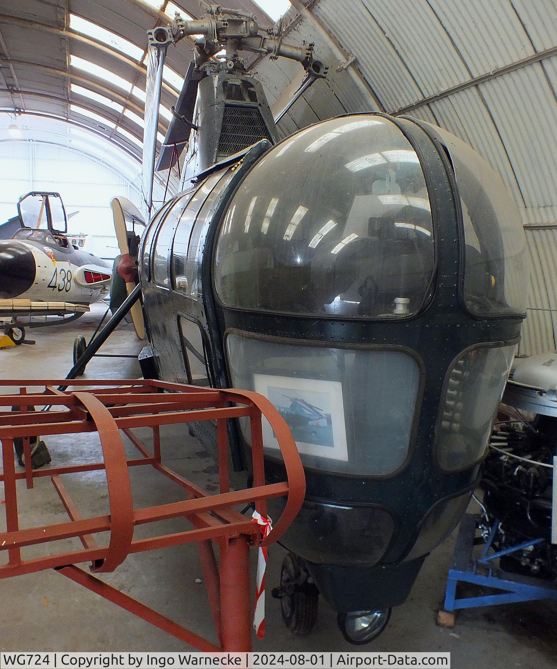 WG724, Westland Dragonfly HR.5 C/N WA/H/55, Westland Dragonfly HR5 at the NELSAM, Sunderland