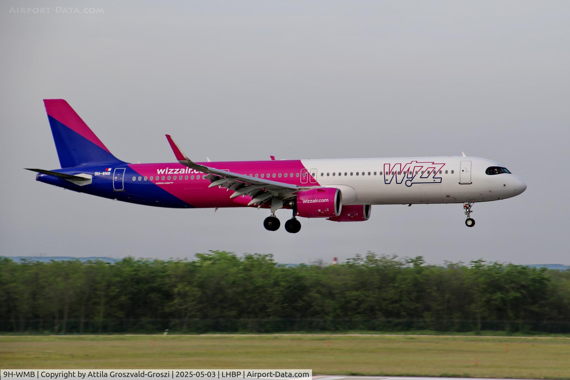 9H-WMB, 2025 Airbus A321-271NX C/N 12439, LHBP - Budapest Liszt Ferenc International Airport, Budapest, Hungary