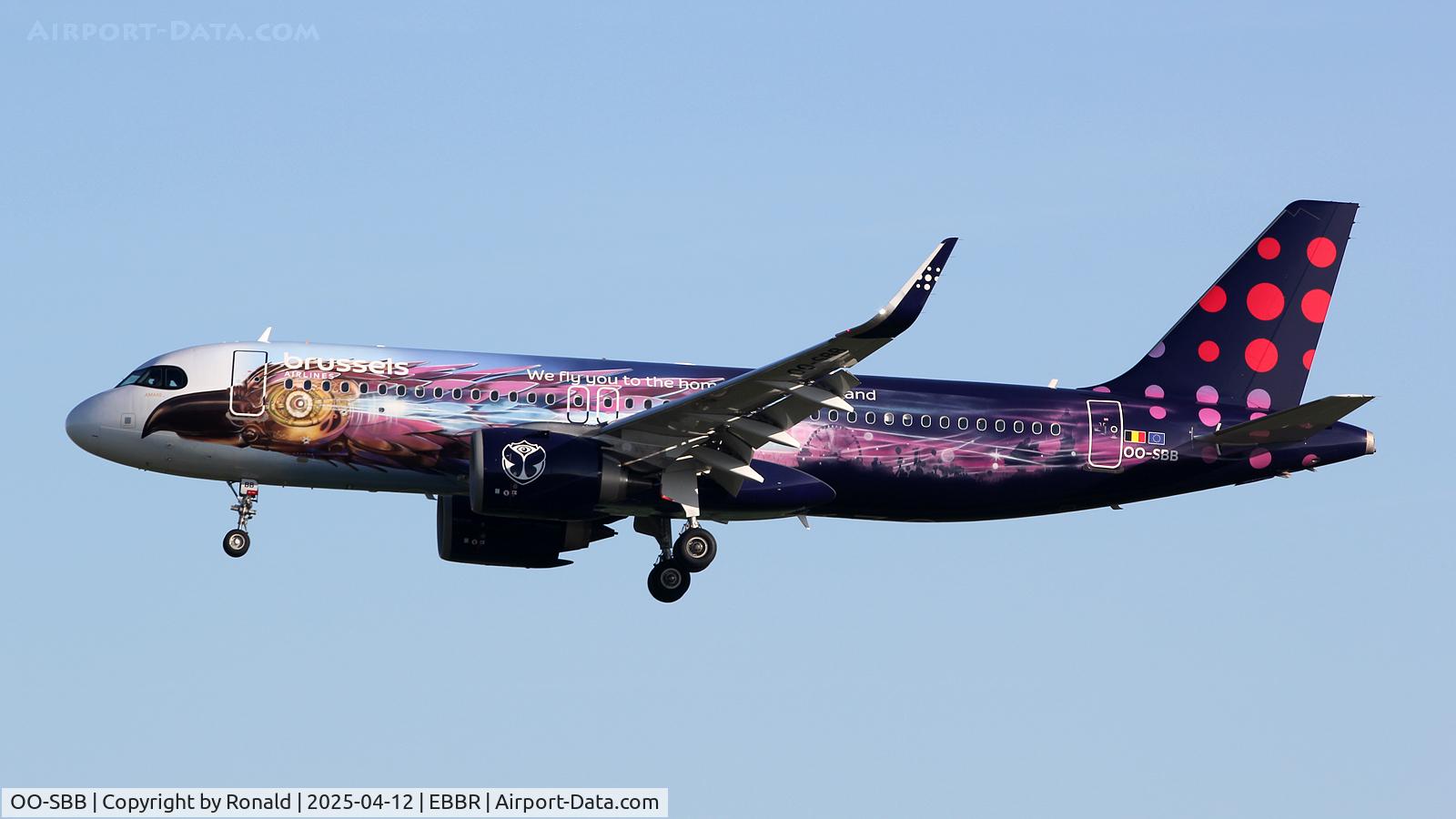 OO-SBB, 2023 Airbus A320-251N C/N 11790, at ebbr