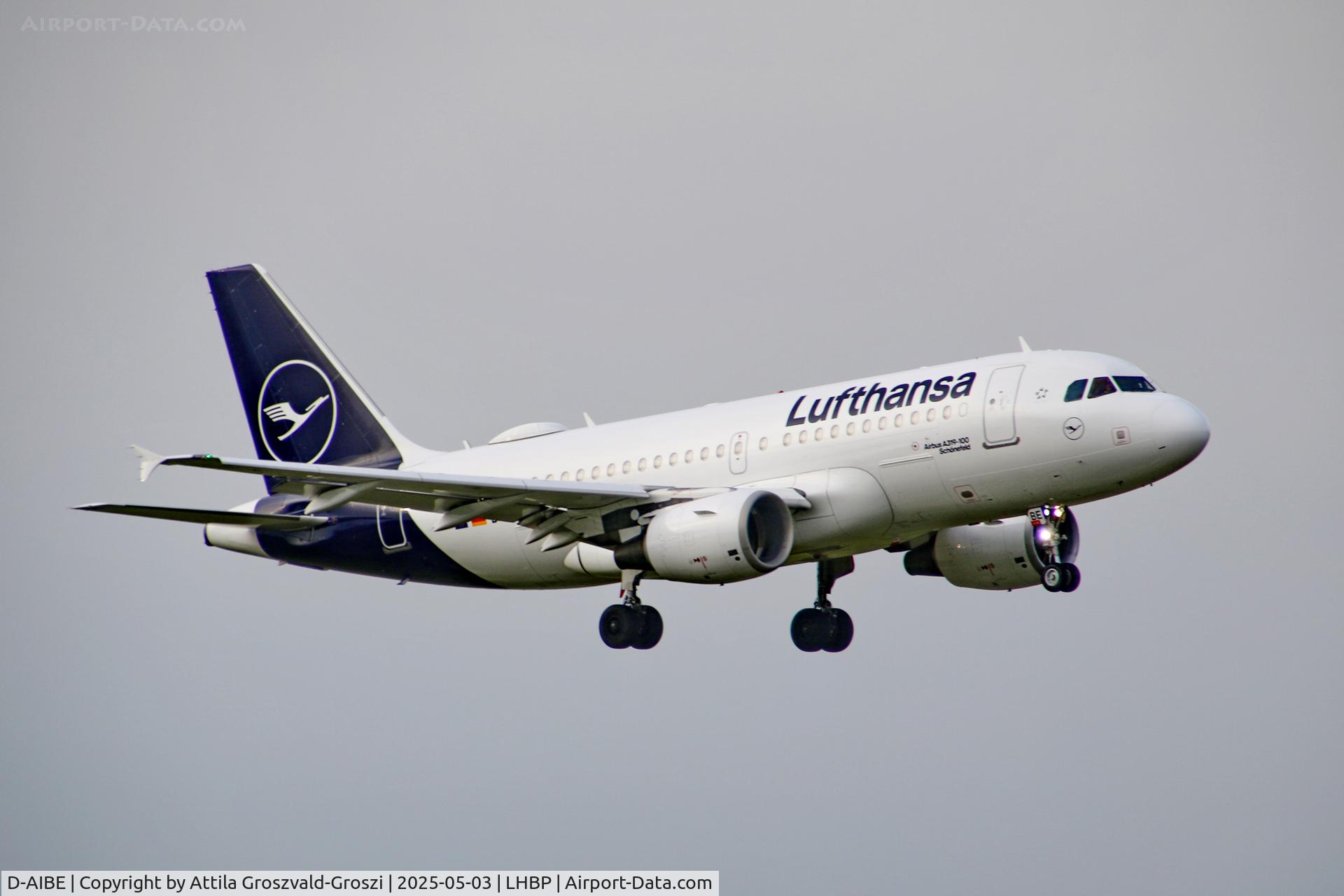 D-AIBE, 2010 Airbus A319-112 C/N 4511, LHBP - Budapest Liszt Ferenc International Airport, Budapest, Hungary