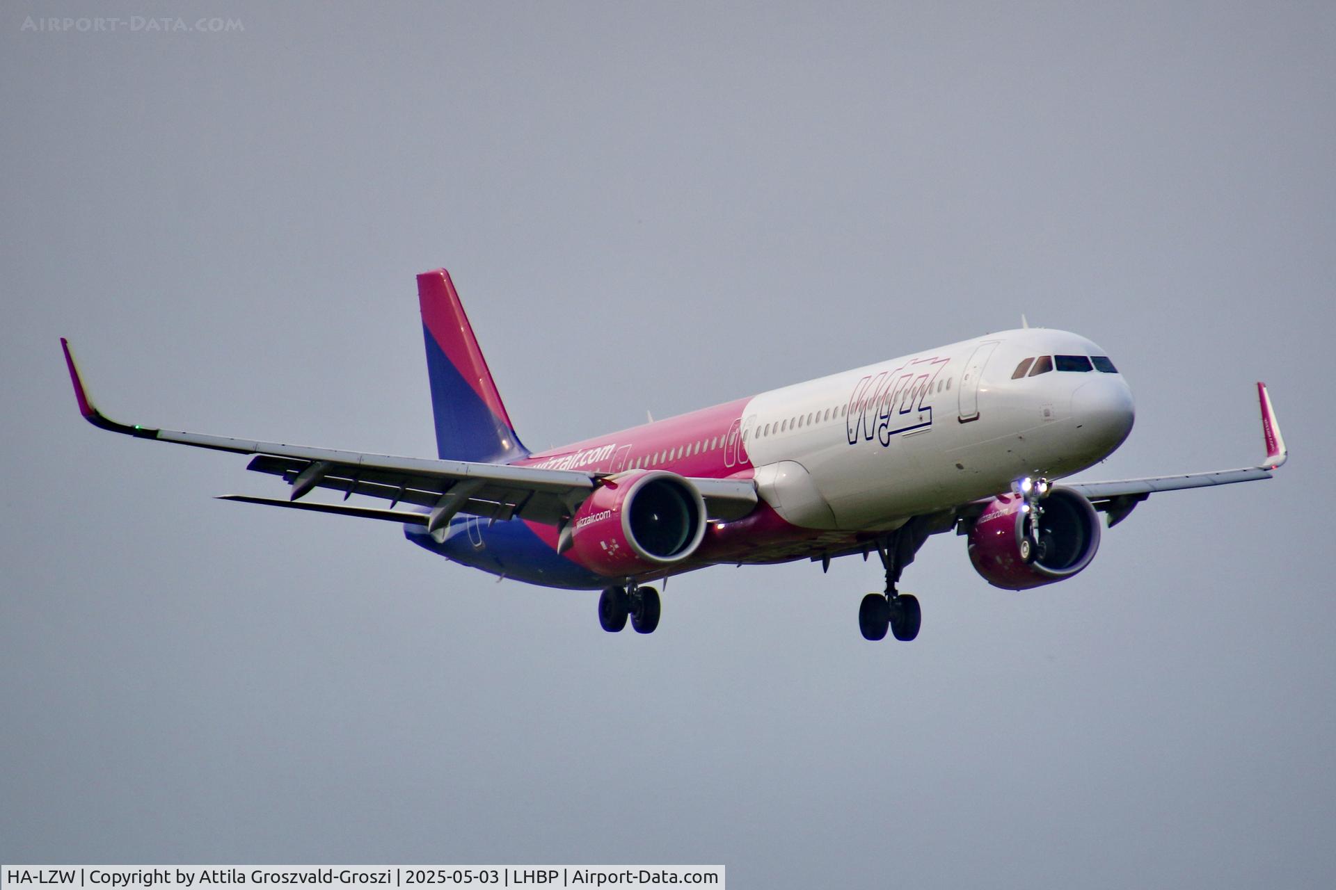 HA-LZW, 2022 Airbus A321-271NX C/N 10929, LHBP - Budapest Liszt Ferenc International Airport, Budapest, Hungary