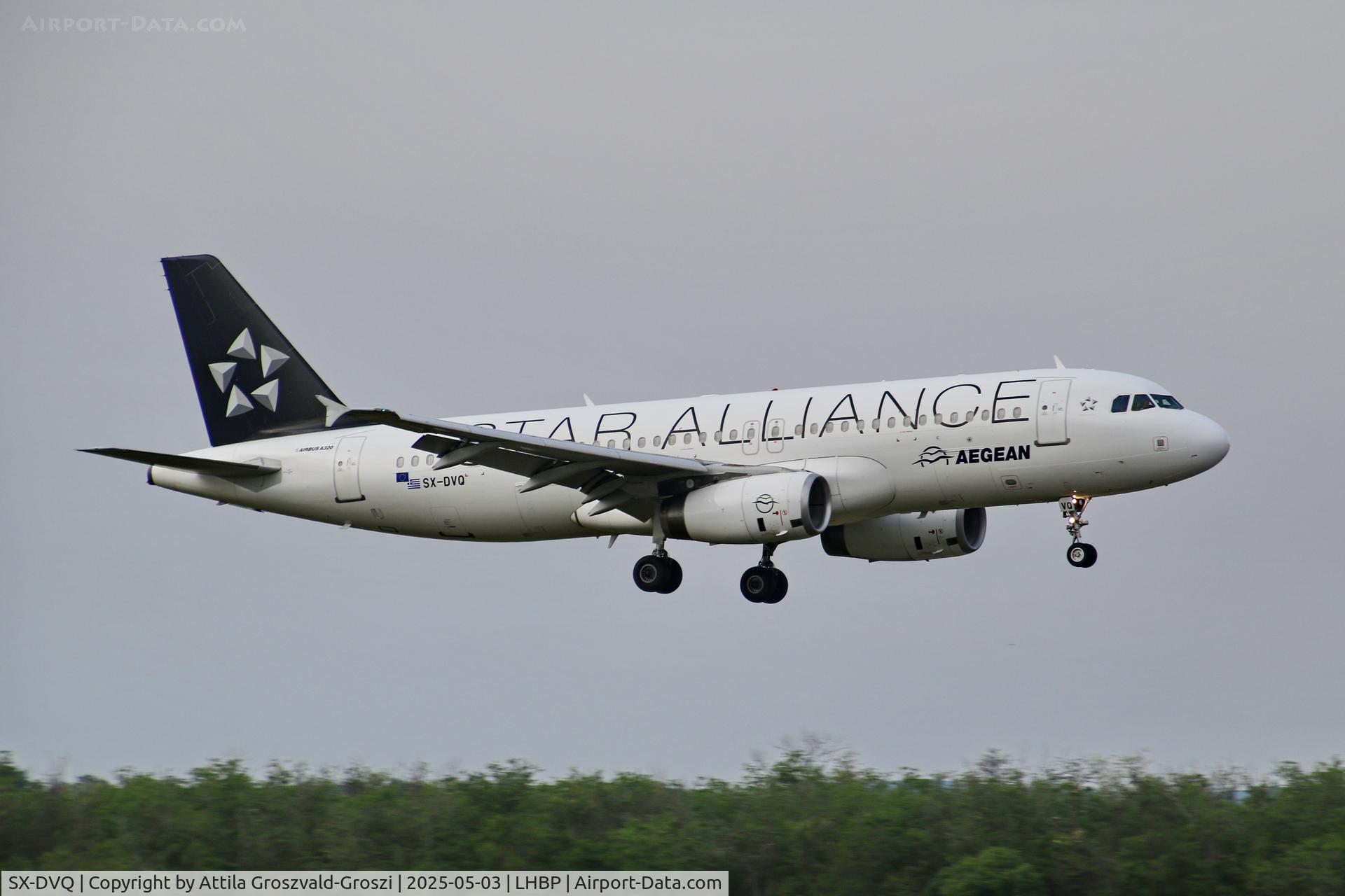 SX-DVQ, 2008 Airbus A320-232 C/N 3526, LHBP - Budapest Liszt Ferenc International Airport, Budapest, Hungary