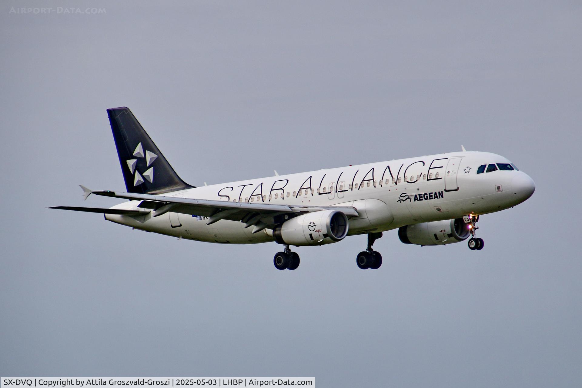 SX-DVQ, 2008 Airbus A320-232 C/N 3526, LHBP - Budapest Liszt Ferenc International Airport, Budapest, Hungary