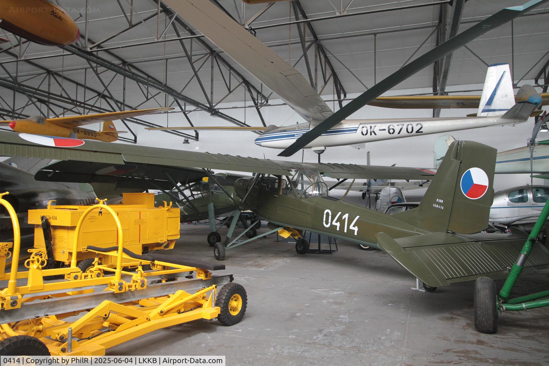 0414, Aero XL-160 Brigadyr C/N 150414, 0414 Aero XL-160 Brigadyr Kbely Aviation Museum 