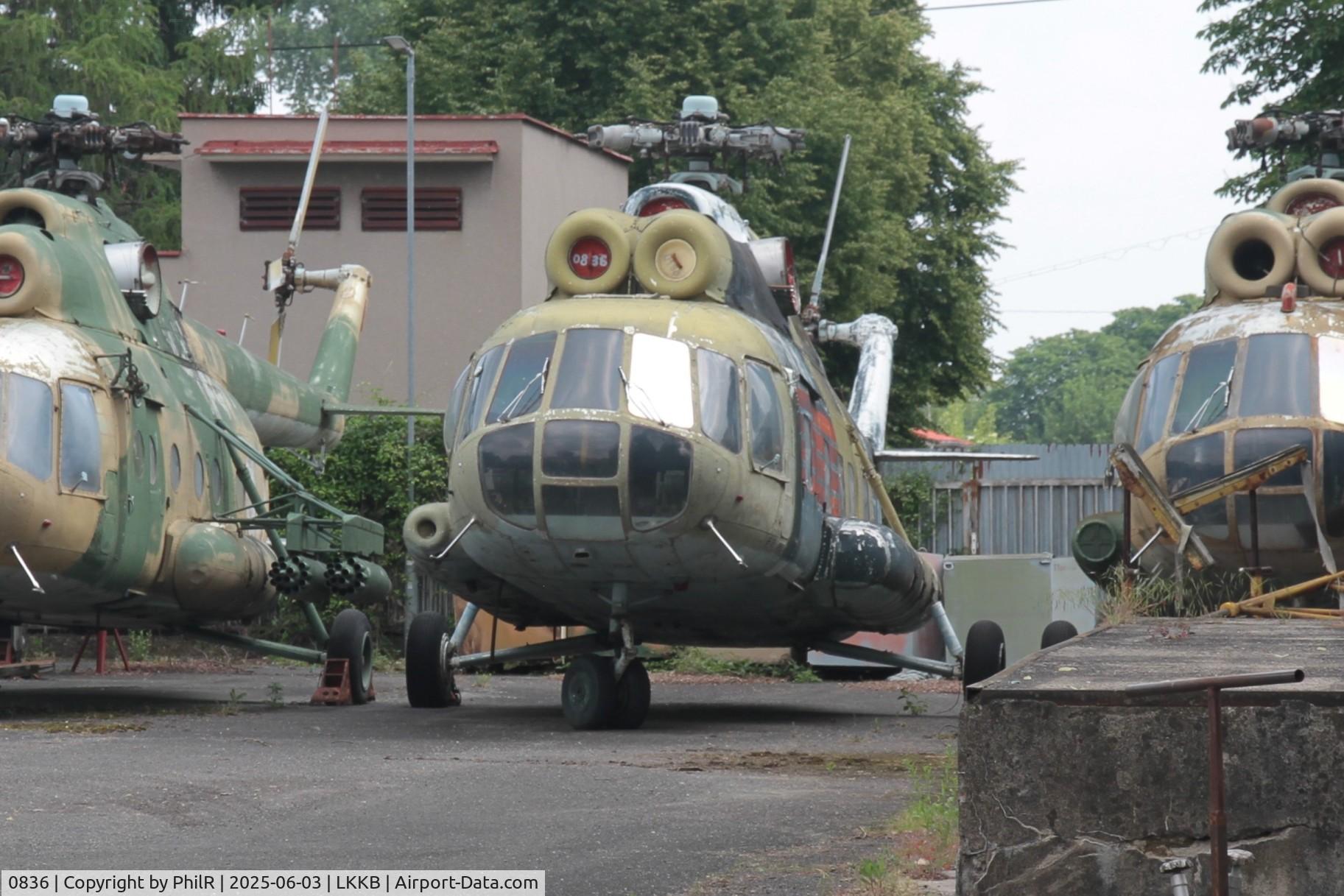 0836, 1989 Mil Mi-8 PS-11 Hip C/N 10836, 0834 1981 Mil Mi-8 PS-11 Kbely Aviation Museum
