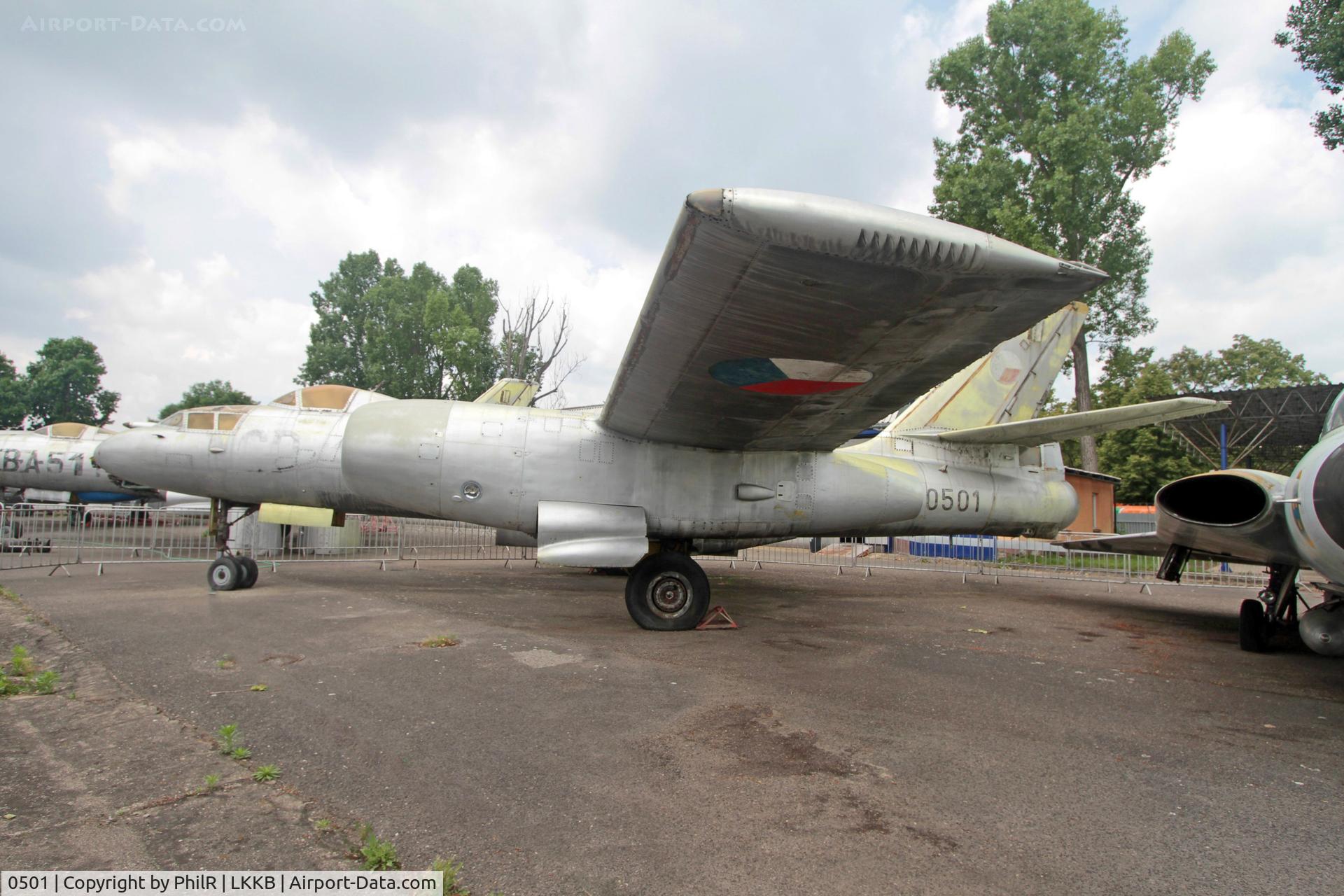0501, Ilyushin Il-28U C/N 650100501, 0501 1955 Ilyushin Il-28U Kbely Aviation Museum