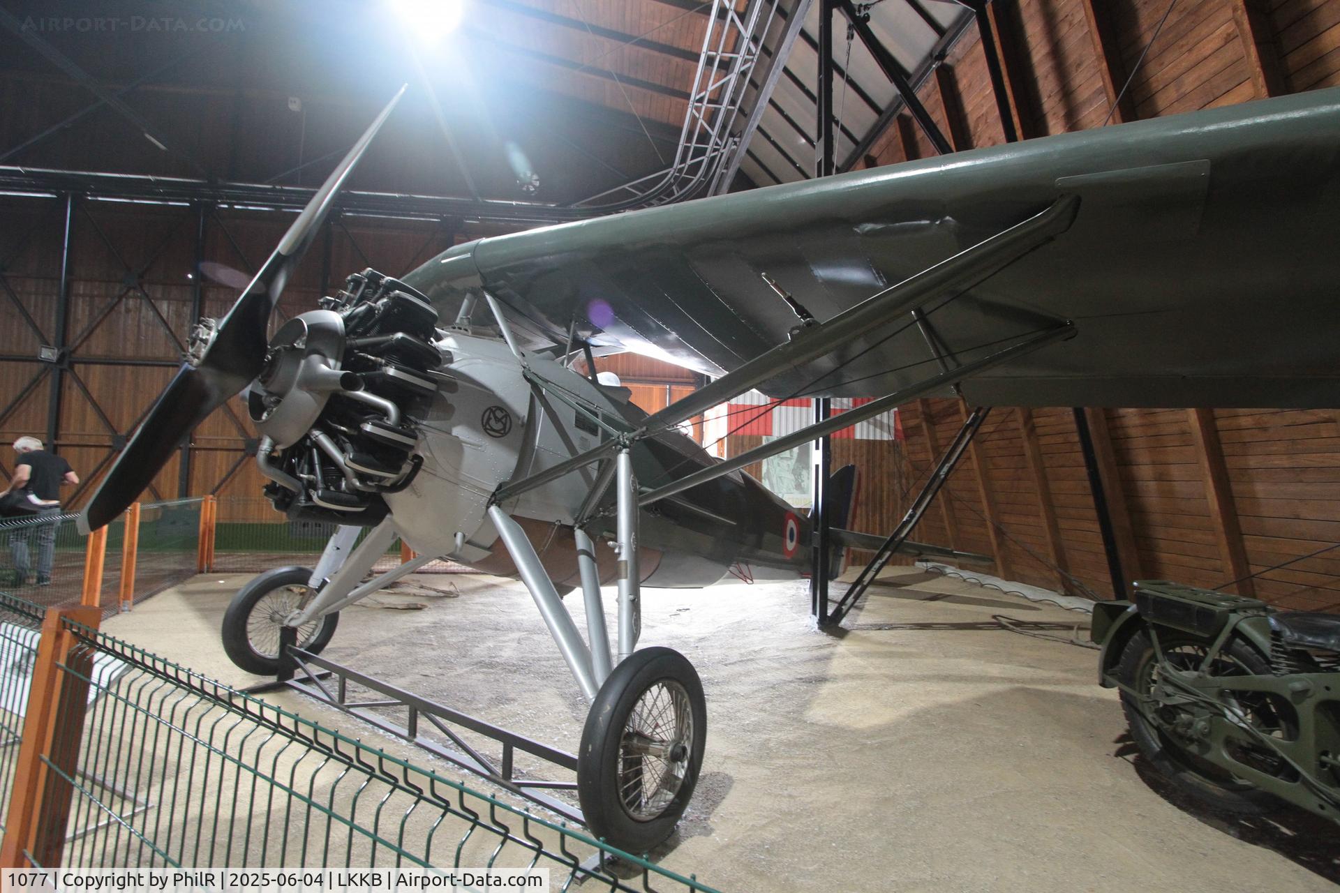 1077, Morane-Saulnier MS.230 C/N 1077, 1077 1938 Morane-Saulnier MS-230 Kbely Aviation Museum