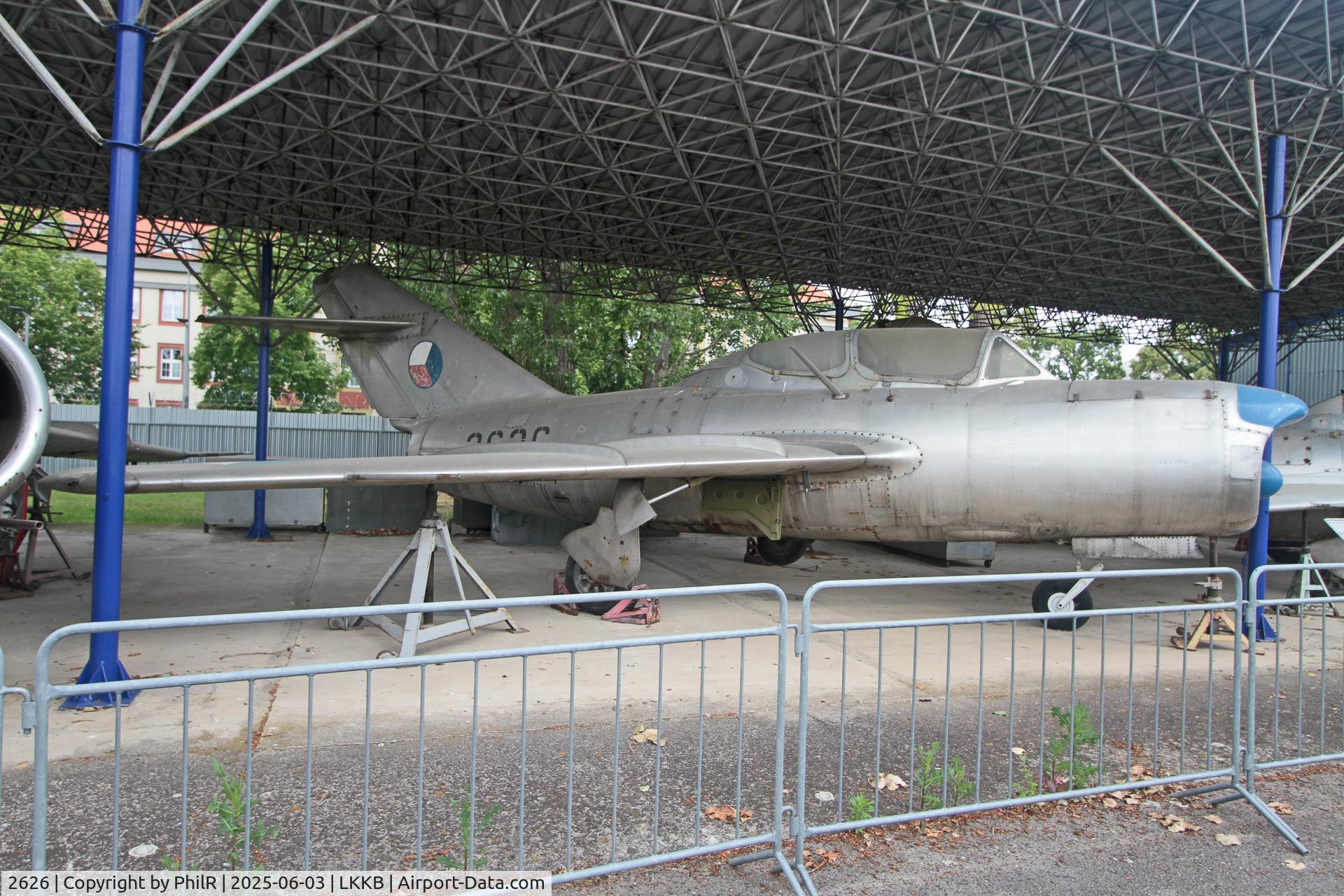 2626, Mikoyan-Gurevich MiG-15UTI C/N 722626, 2626 1957 Mikoyan-Gurevich MiG-15UTI-P Kbely Aviation Museum