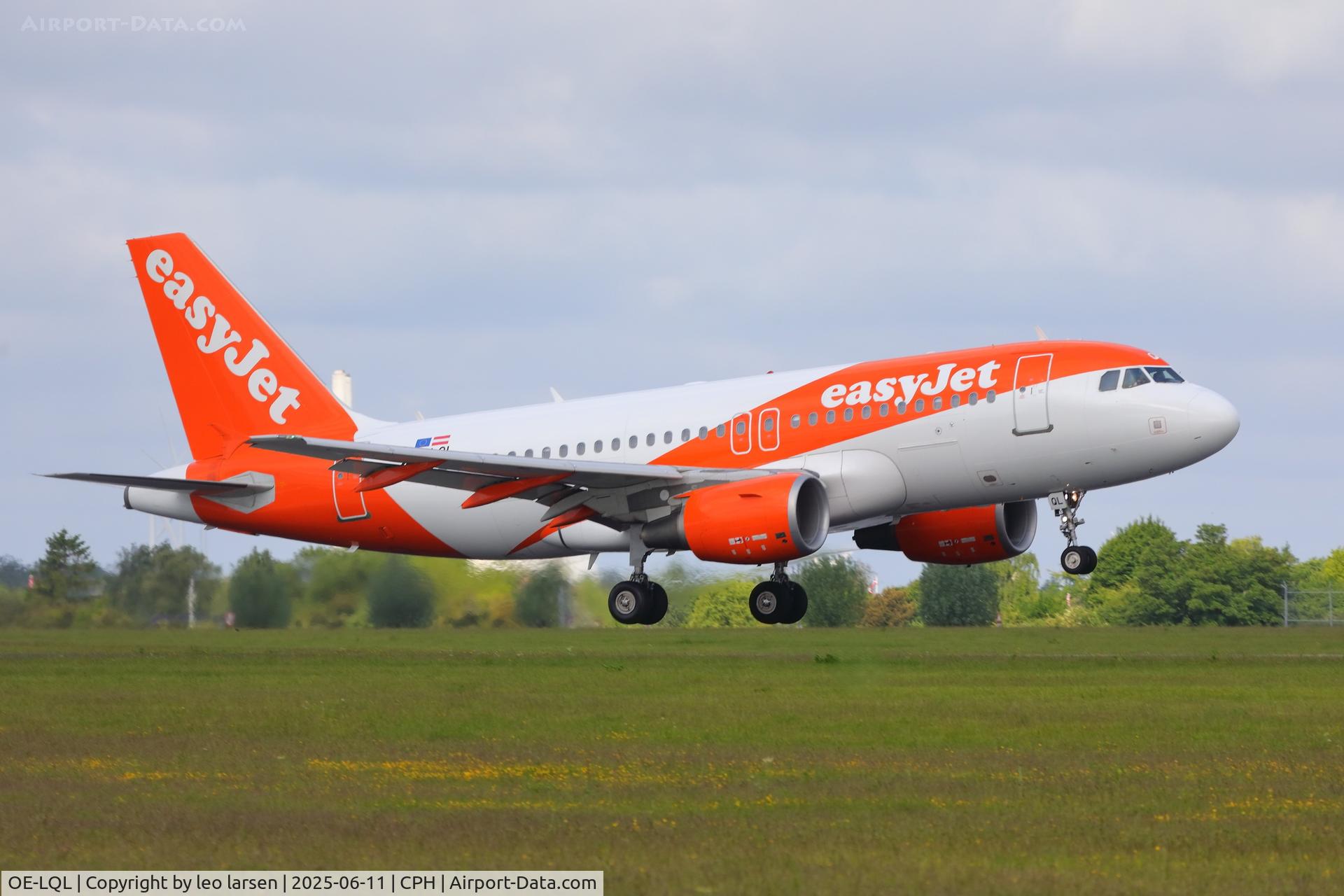 OE-LQL, 2009 Airbus A319-111 C/N 3774, Copenhagen 11.6.2025