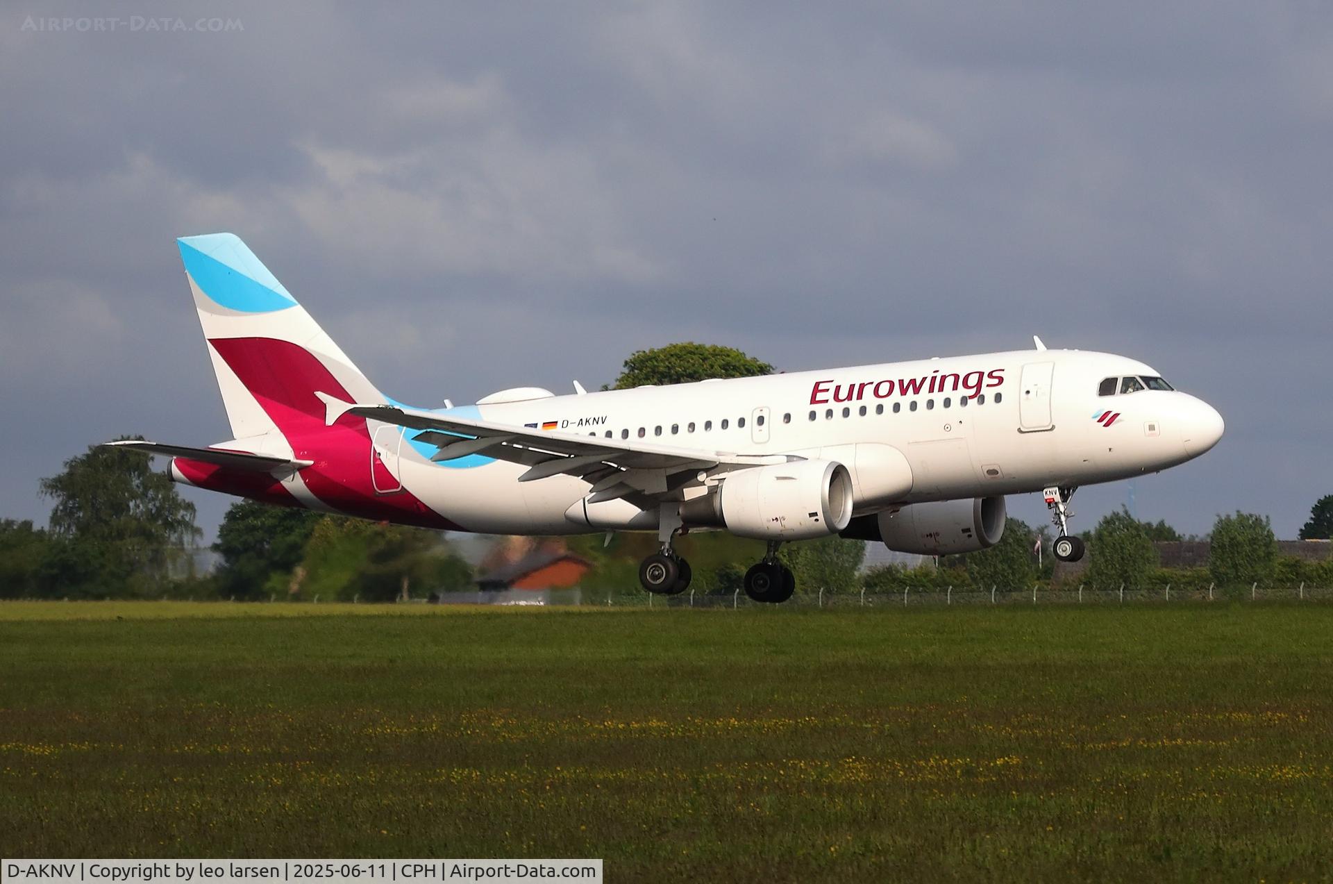 D-AKNV, 2005 Airbus A319-112 C/N 2632, Copenhagen 11.6.2025