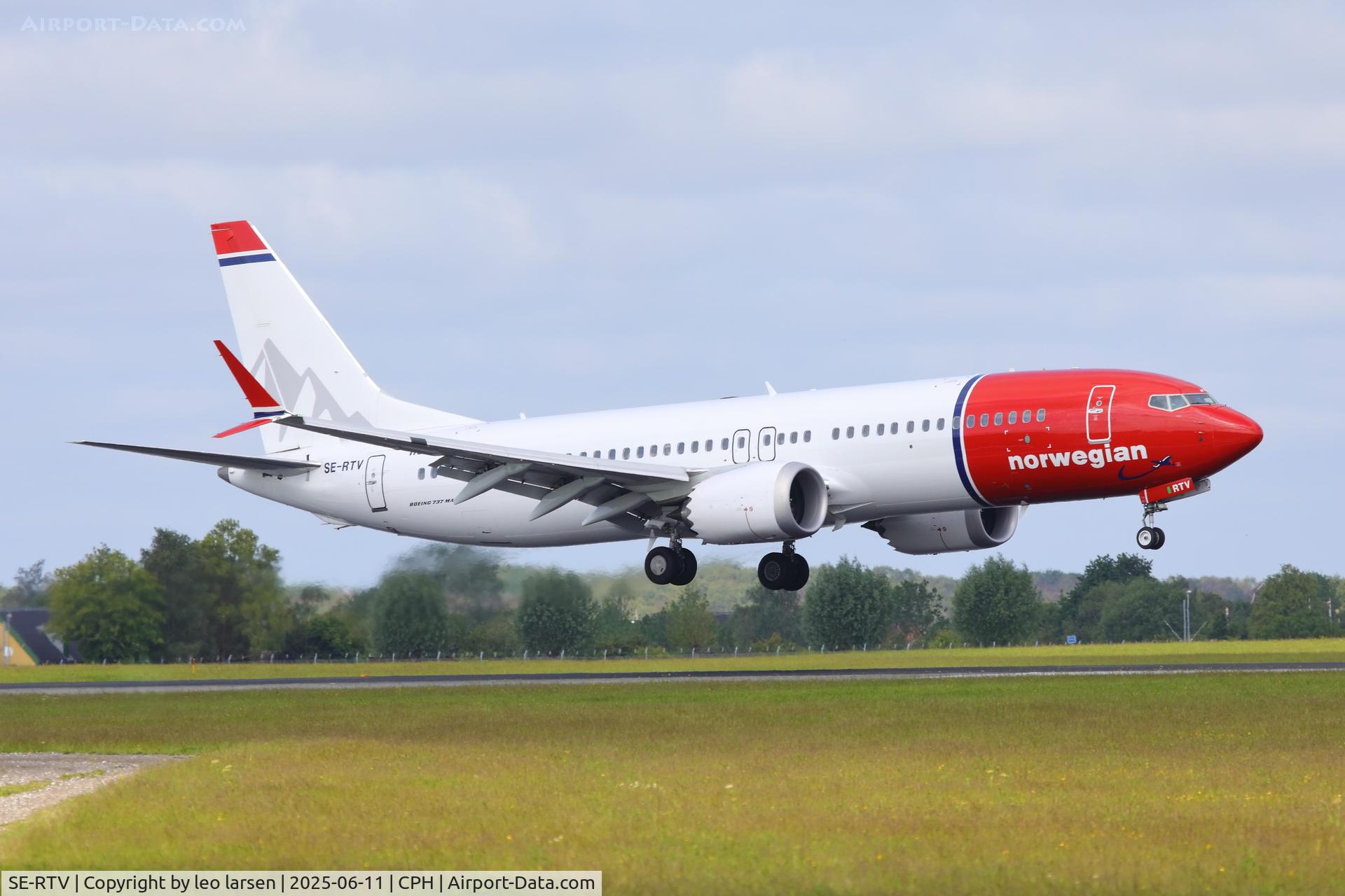 SE-RTV, 2025 Boeing 737-8 MAX C/N 44877, Copenhagen 11.6.2025