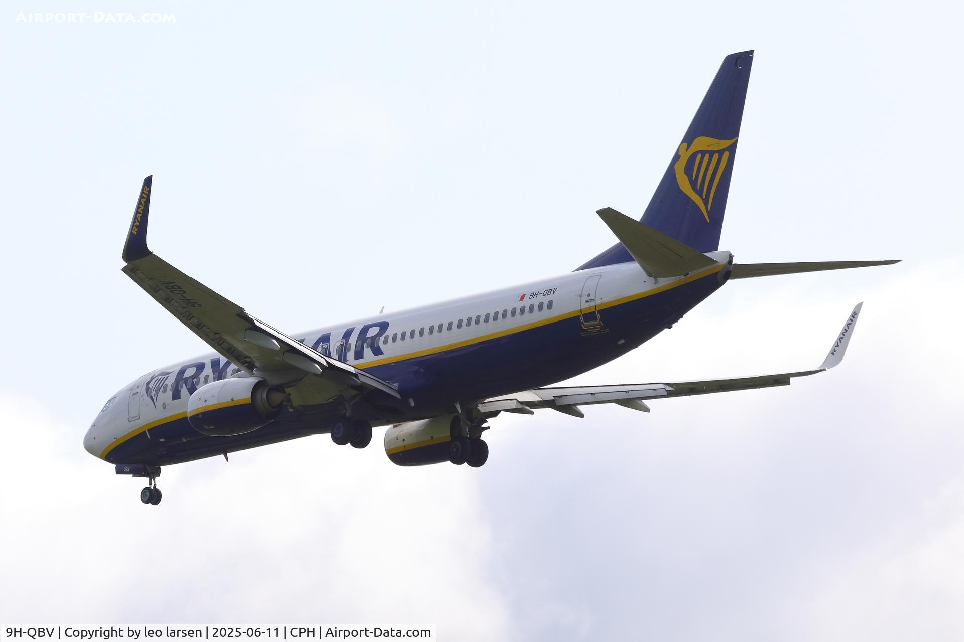 9H-QBV, 2016 Boeing 737-8AS C/N 44722, Copenhagen 11.6.2025