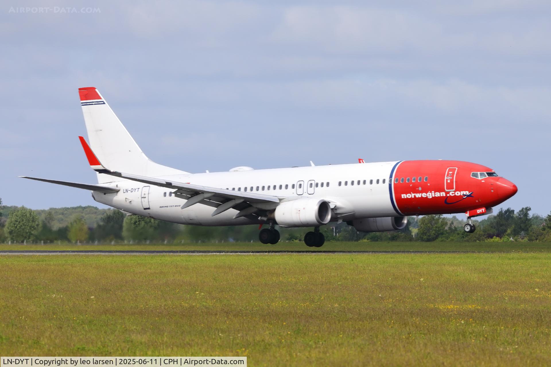 LN-DYT, 2011 Boeing 737-8JP C/N 39048, Copenhagen 11.6.2025