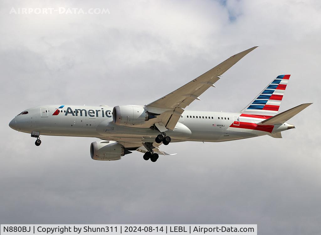 N880BJ, 2021 Boeing 787-8 Dreamliner Dreamliner C/N 1099, Landing rwy 24R