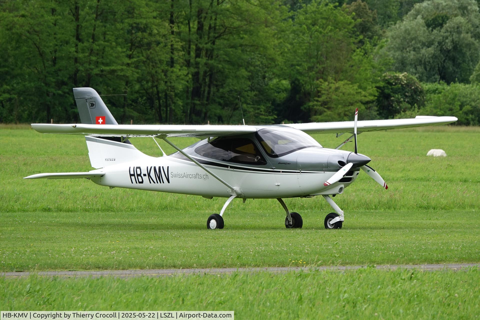 HB-KMV, 2022 Tecnam P 2008 JC MkII C/N 1249, Parked at Locarno Airport