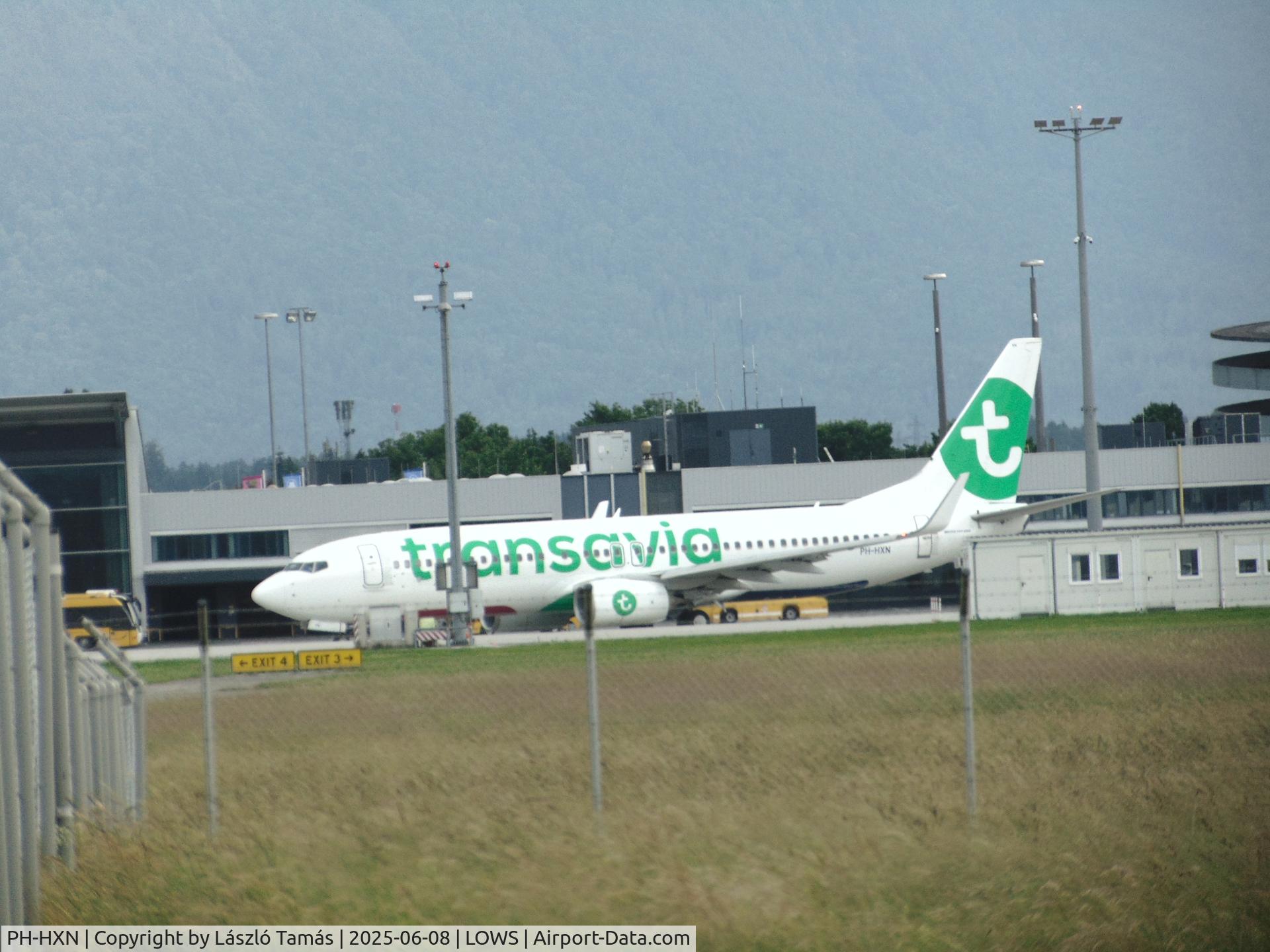 PH-HXN, 2018 Boeing 737-800 C/N 63623, Before departing at Salzburg airport...