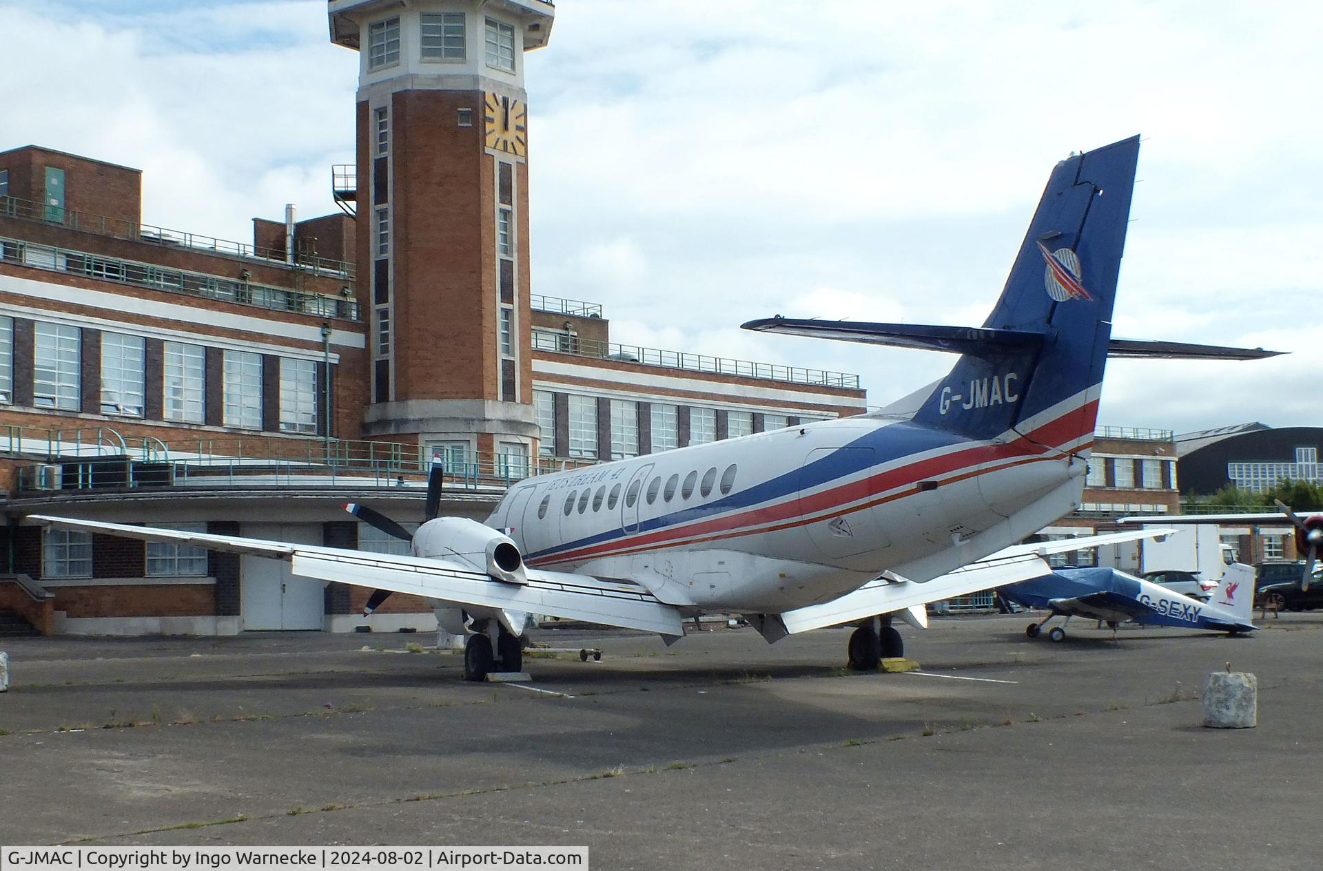 G-JMAC, 1992 British Aerospace Jetstream 41 C/N 41004, BAe Jetstream 41 at the Speke Aerodrome Heritage Group Collection, behind the old terminal of Speke Airport, Liverpool