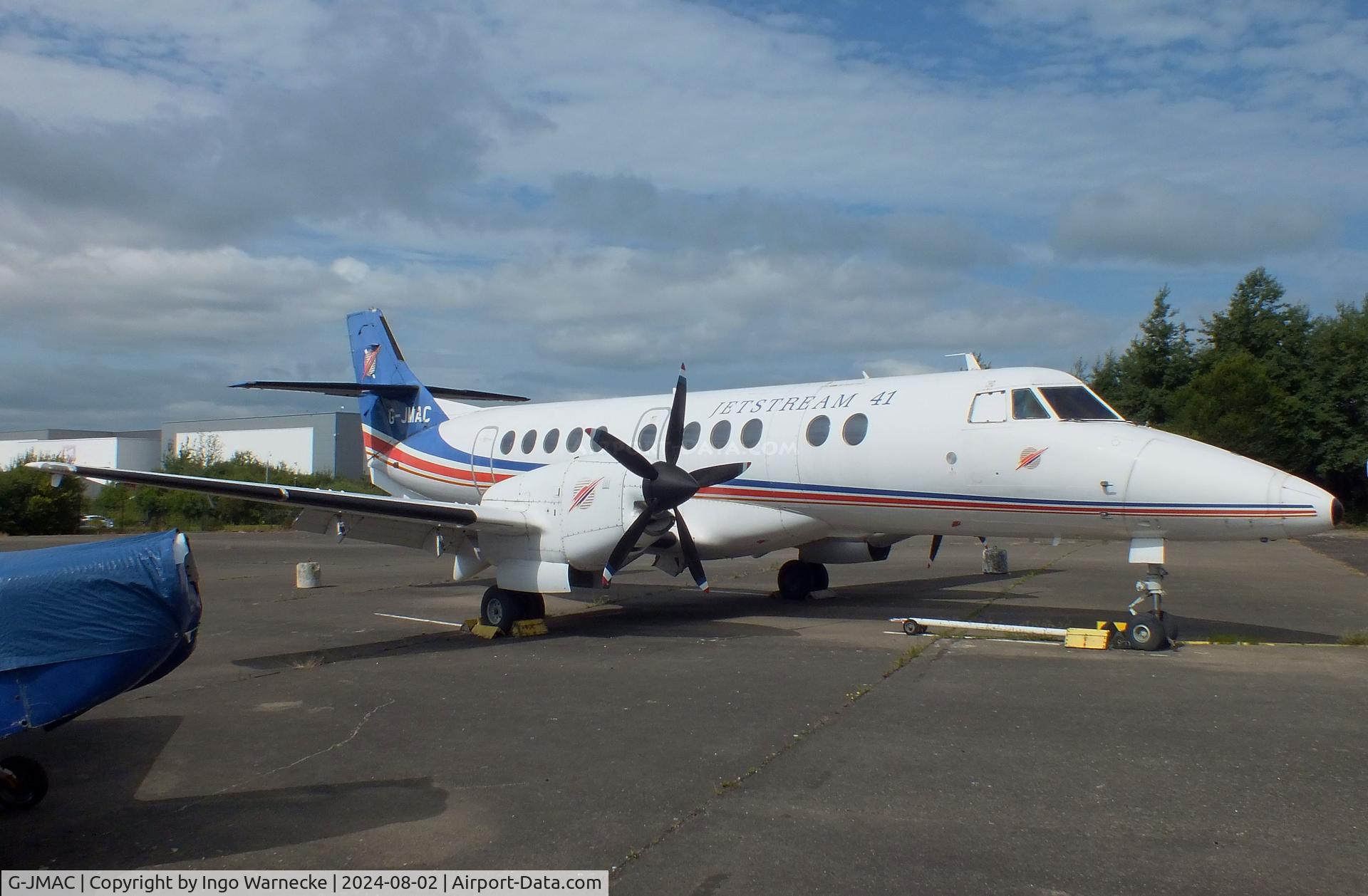 G-JMAC, 1992 British Aerospace Jetstream 41 C/N 41004, BAe Jetstream 41 at the Speke Aerodrome Heritage Group Collection, behind the old terminal of Speke Airport, Liverpool
