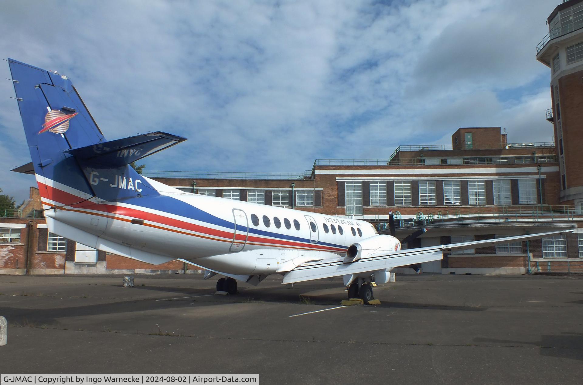 G-JMAC, 1992 British Aerospace Jetstream 41 C/N 41004, BAe Jetstream 41 at the Speke Aerodrome Heritage Group Collection, behind the old terminal of Speke Airport, Liverpool