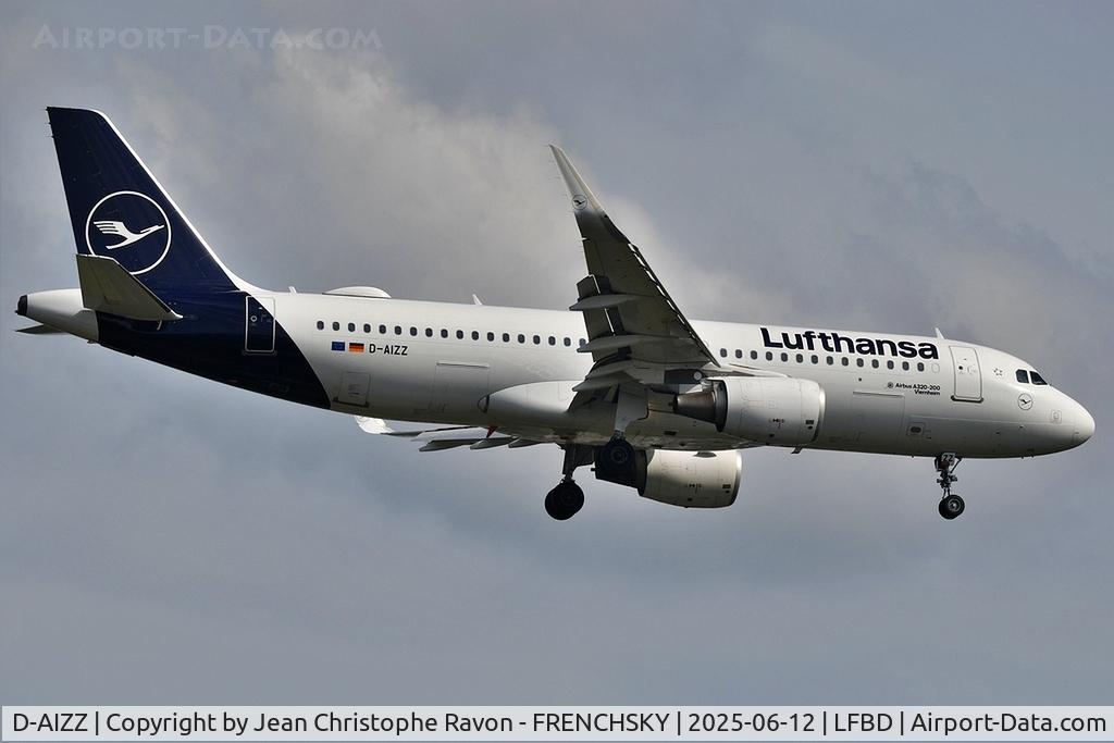 D-AIZZ, 2013 Airbus A320-214 C/N 5831, Munich (MUC)	Bordeaux (BOD)	LH2258