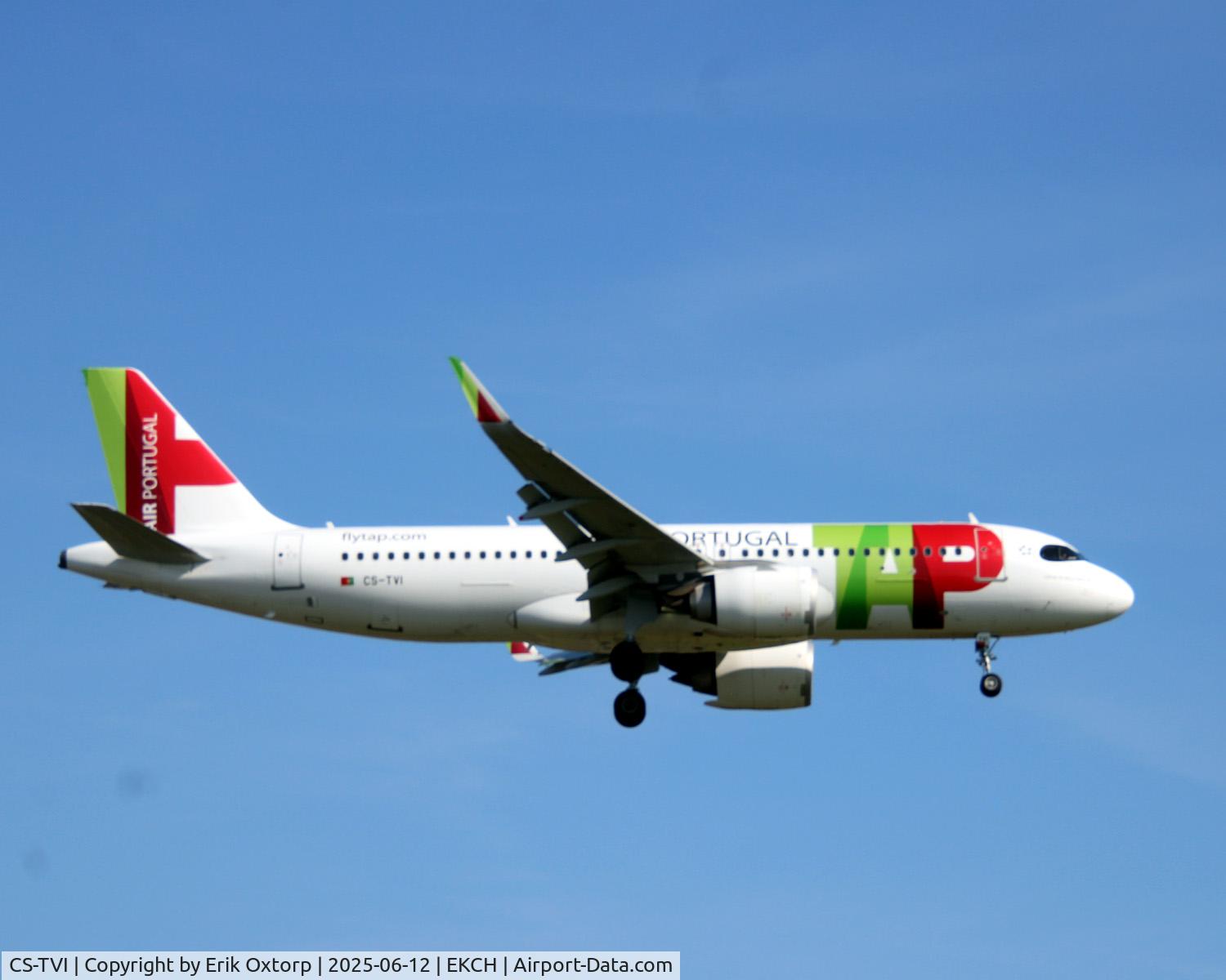 CS-TVI, 2021 Airbus A320-251N C/N 10338, CS-TVI landing rw 22L