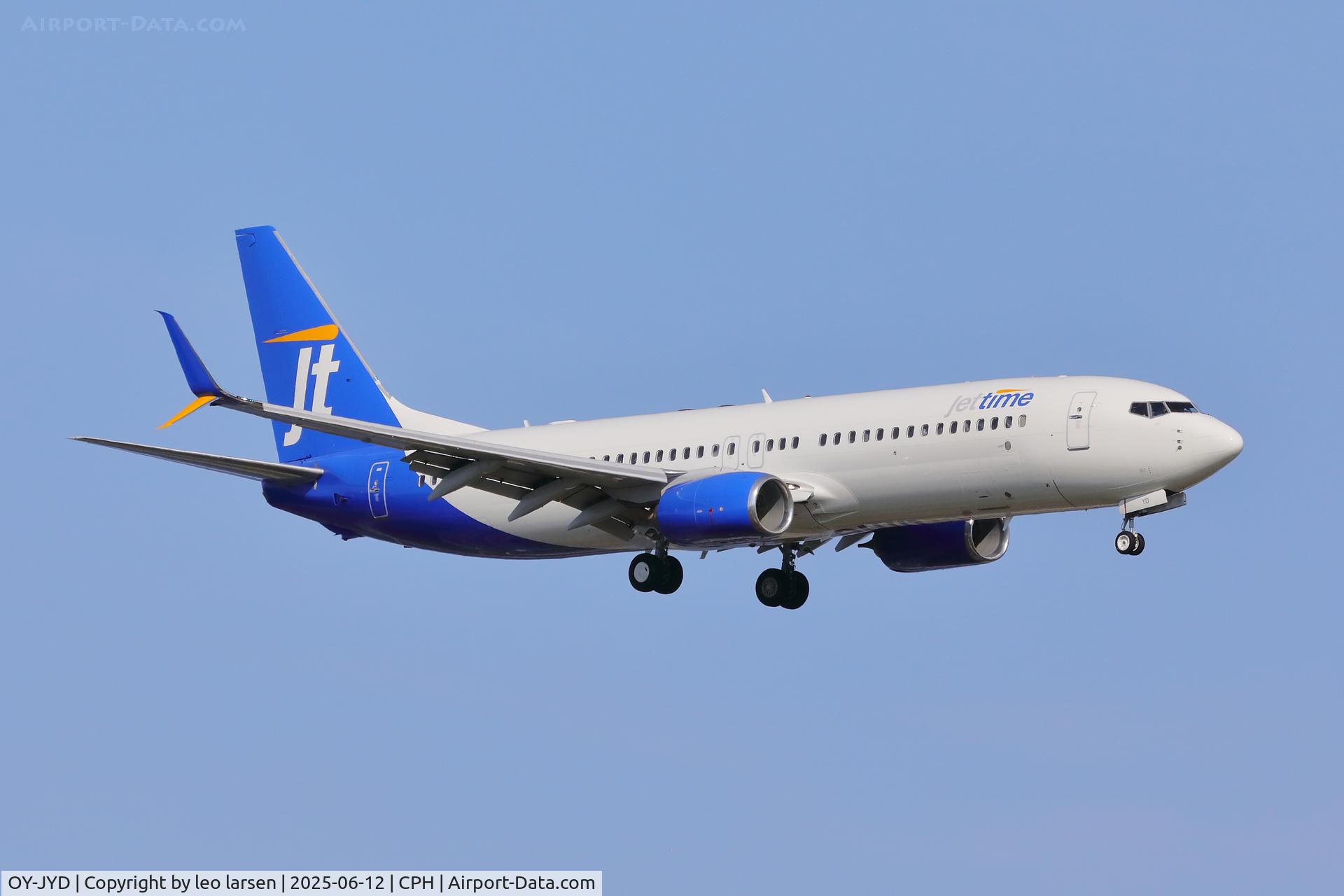 OY-JYD, 2014 Boeing B737-8SA C/N 44221, Copenhagen 12.6.2025