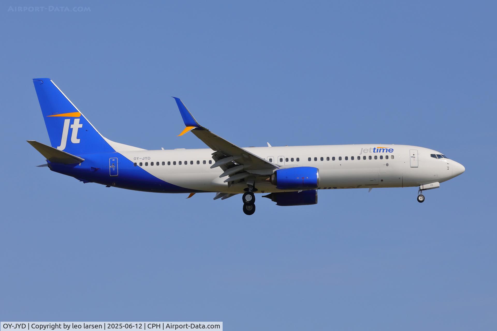 OY-JYD, 2014 Boeing B737-8SA C/N 44221, Copenhagen 12.6.2025