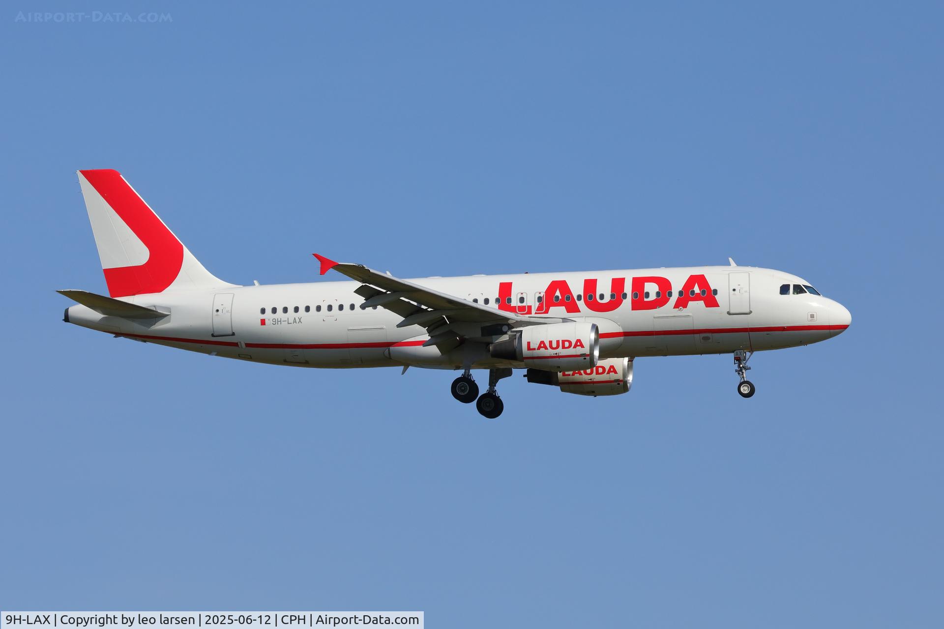 9H-LAX, 2007 Airbus A320-214 C/N 3272, Copenhagen 12.6.2025